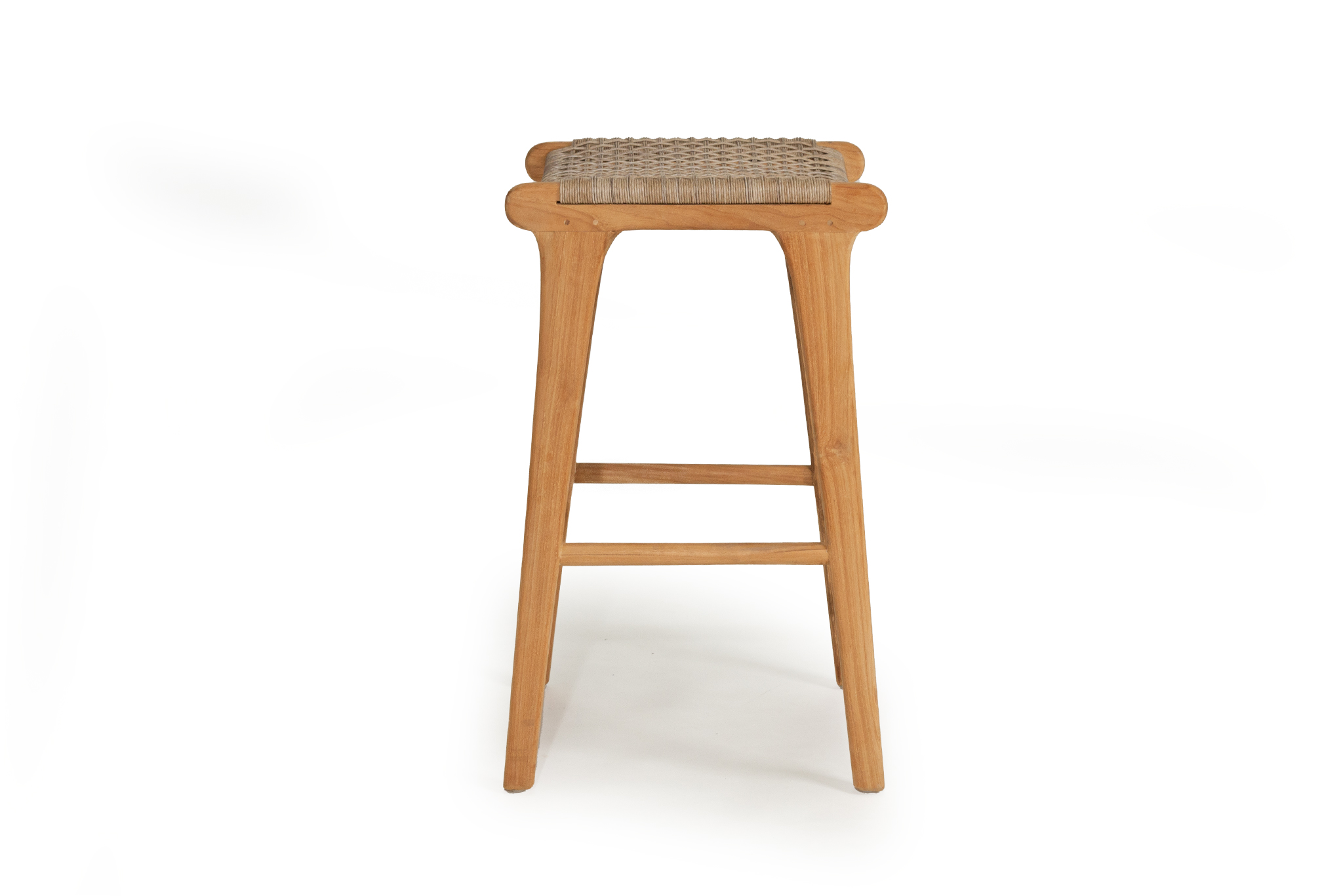 Zen Backless Counter Stool - Washed Grey - Image 4