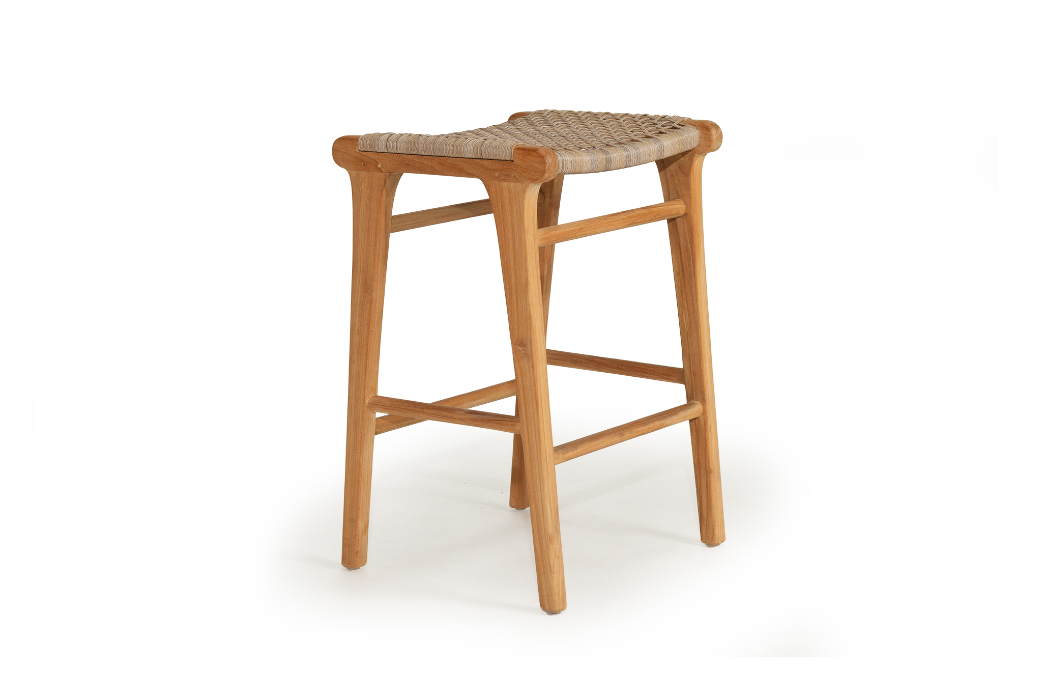 Zen Backless Counter Stool - Washed Grey - Image 5