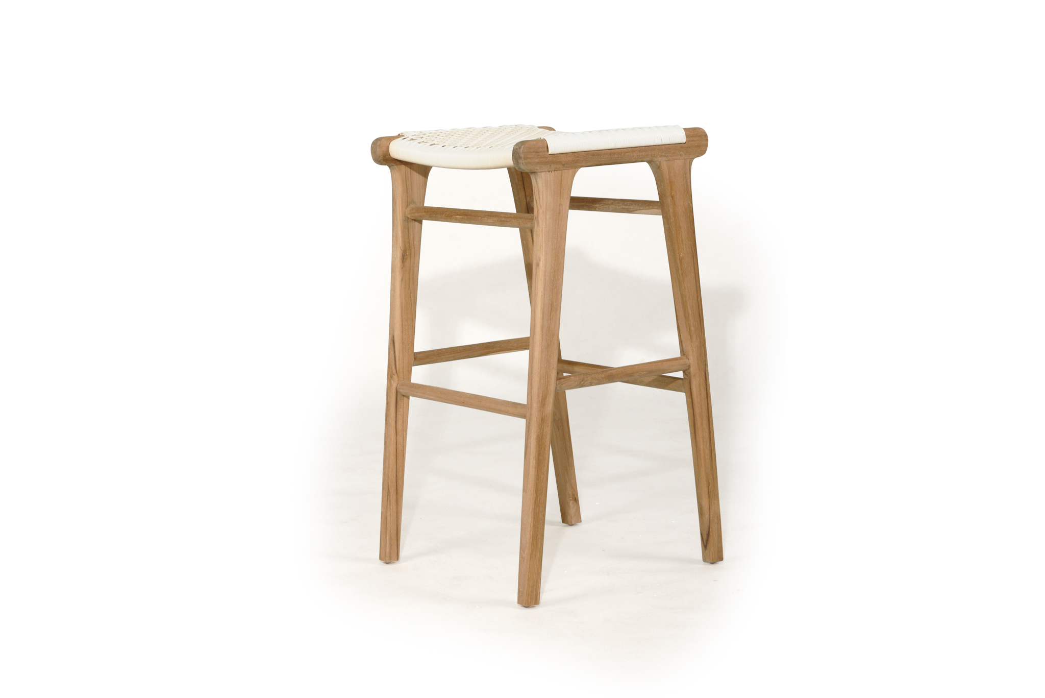 Zen Backless Counter Stool - White - Image 3