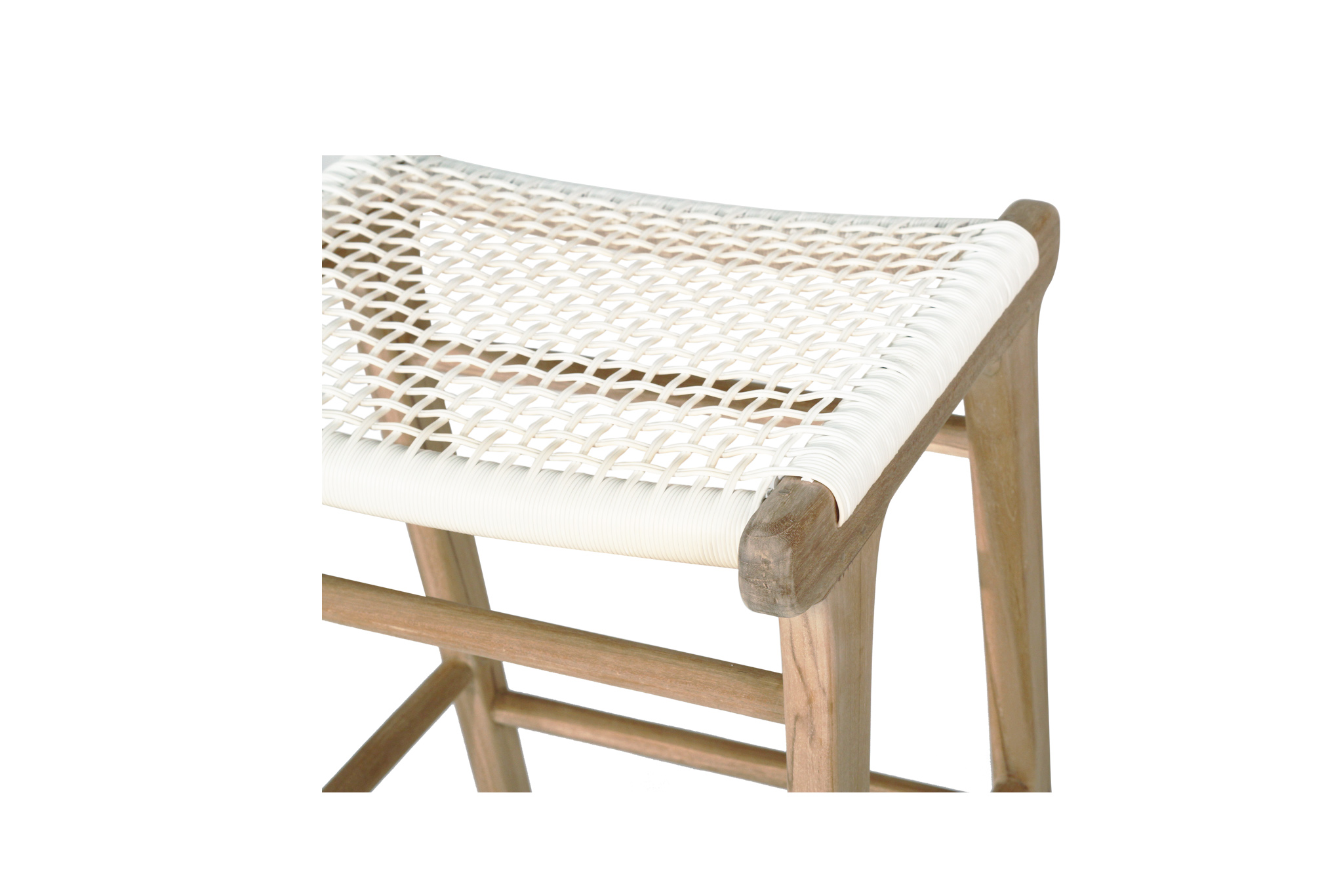 Zen Backless Counter Stool - White - Image 4