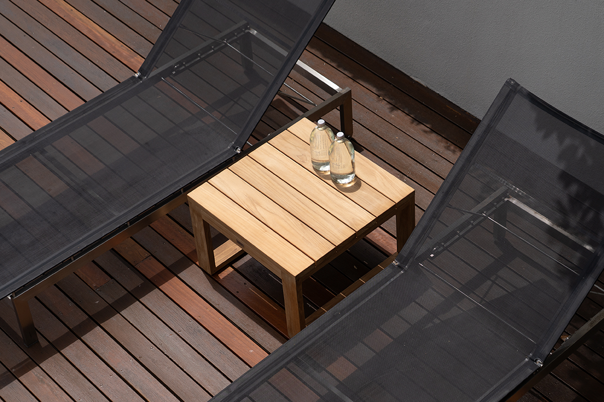 Double Island Outdoor Side Table - Image 2