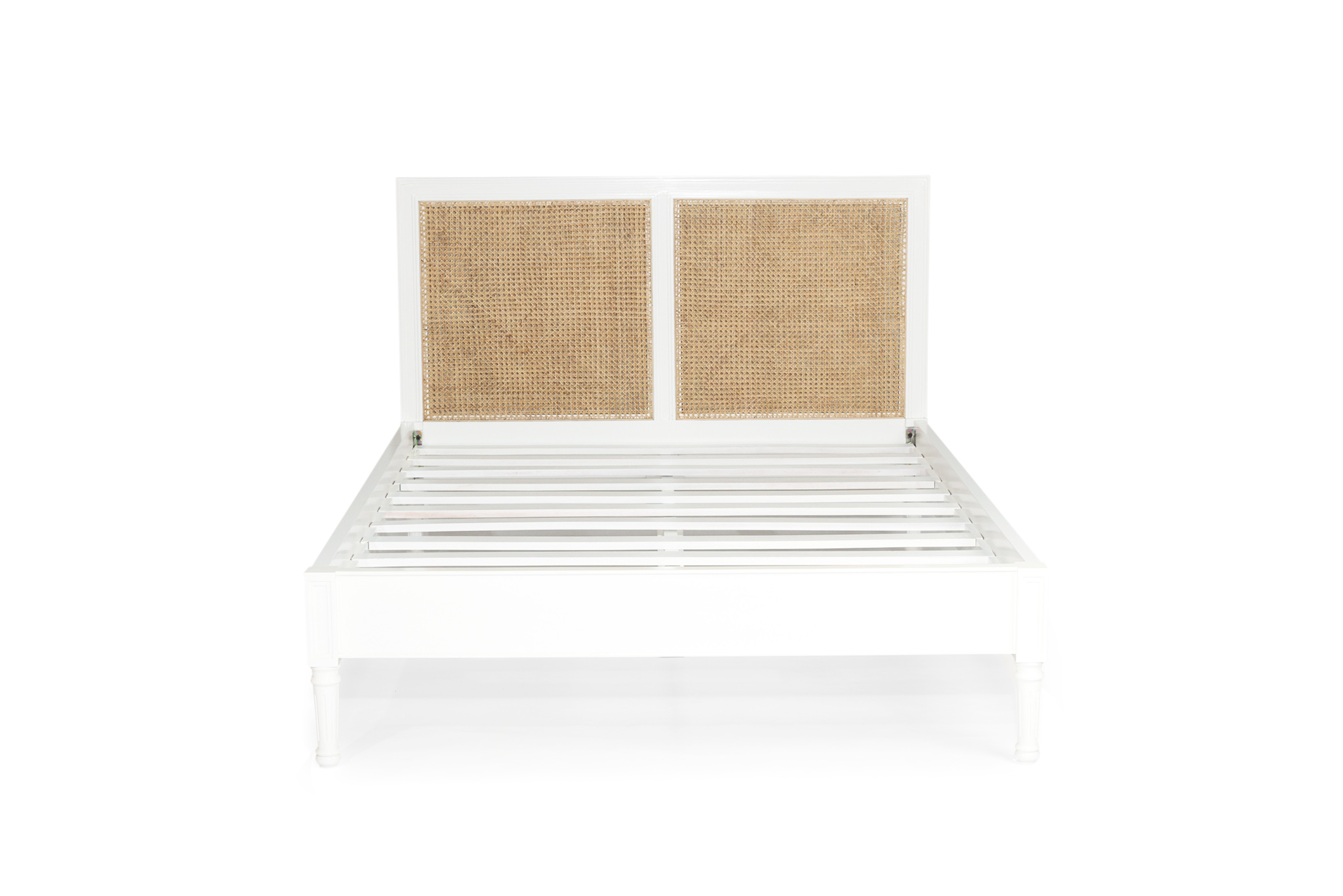 Hamilton Cane Bed - King Size - Low End - White - Image 9