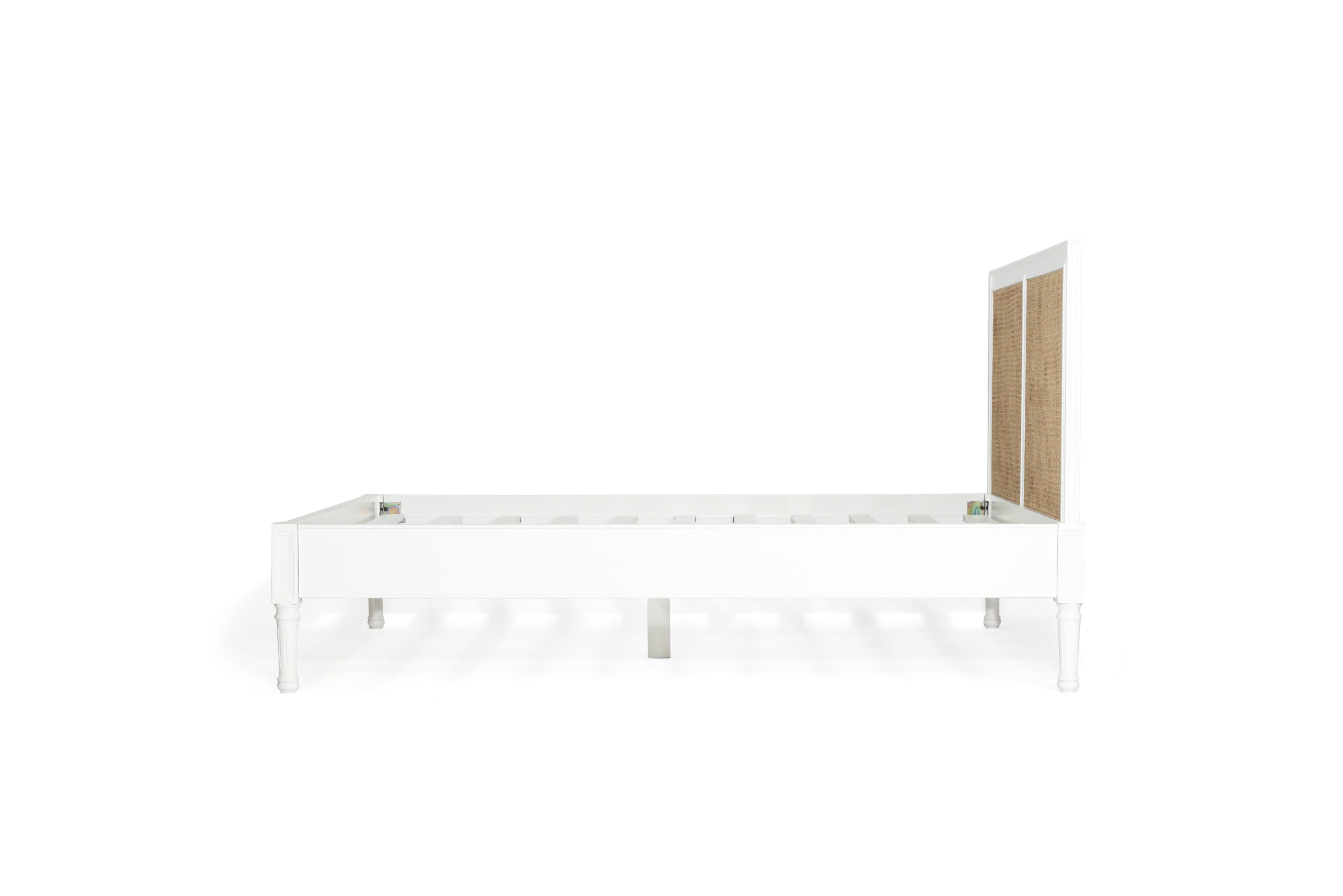Hamilton Cane Bed - King Size - Low End - White - Image 7