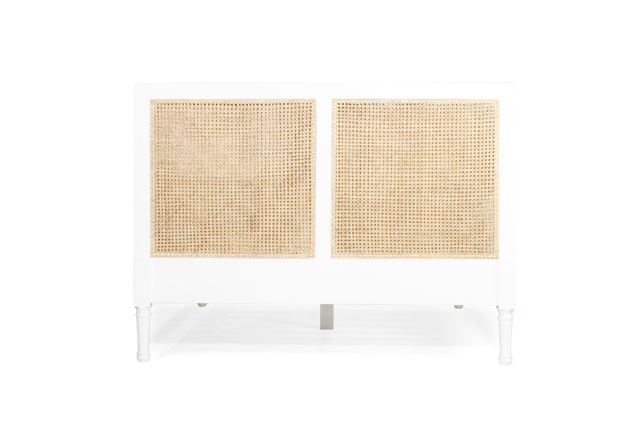 Hamilton Cane Bed - King Size - Low End - White - Image 5