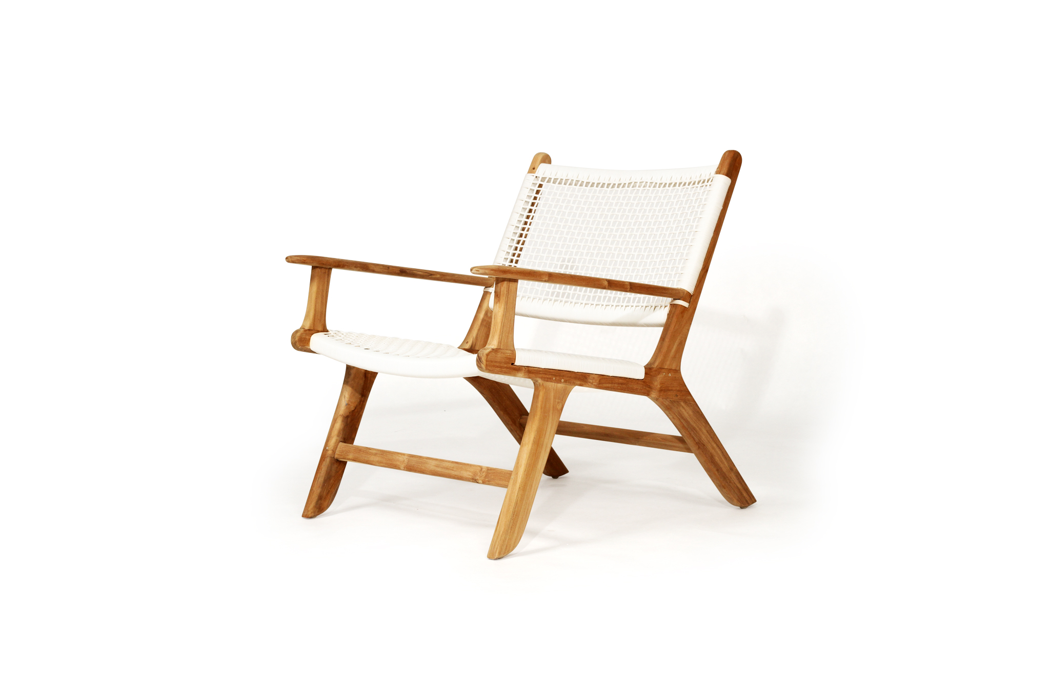 Zen Lazy Arm Chair - White