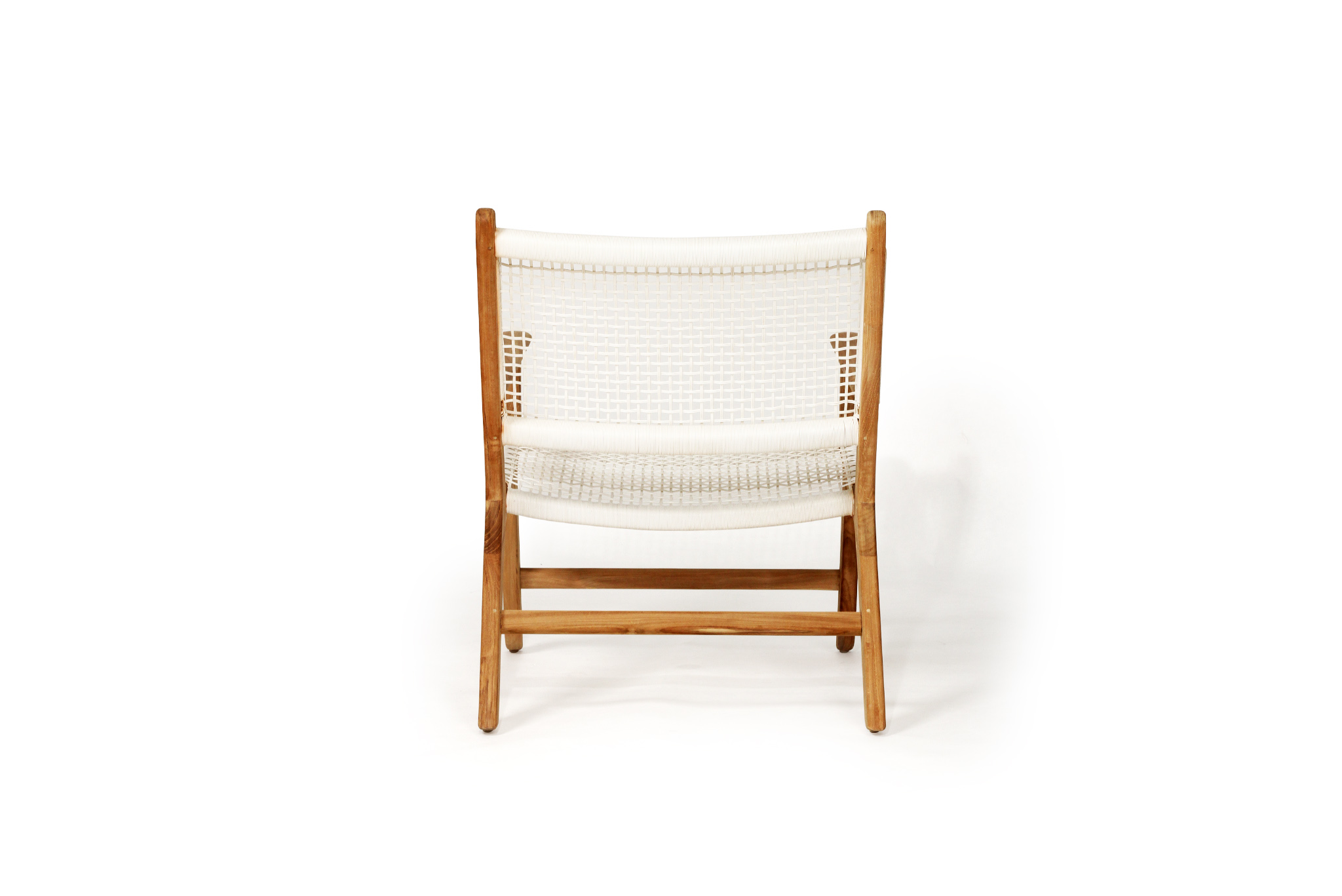 Zen Lazy Arm Chair - White - Image 6
