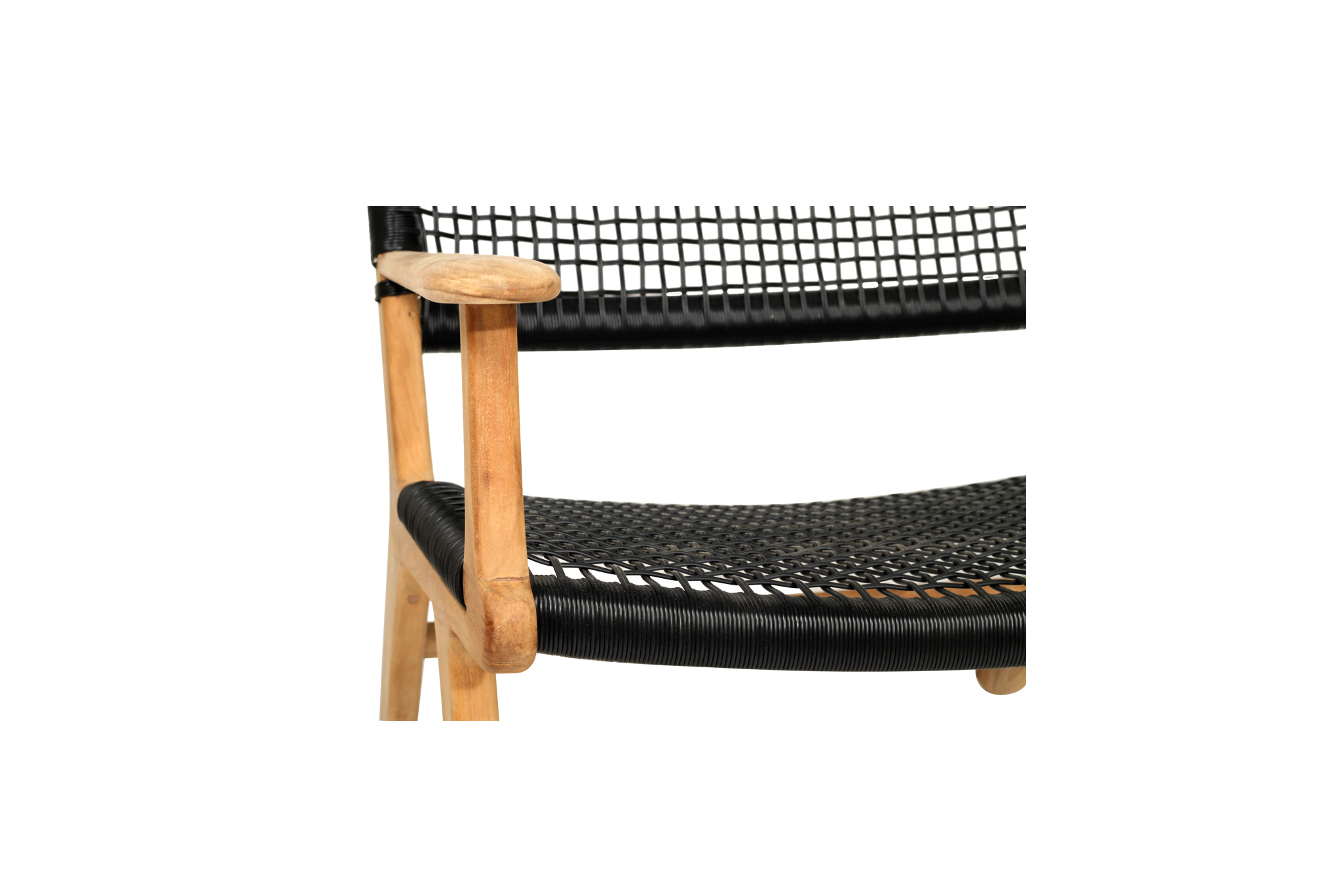 Zen Lazy Arm Chair - Black - Image 6