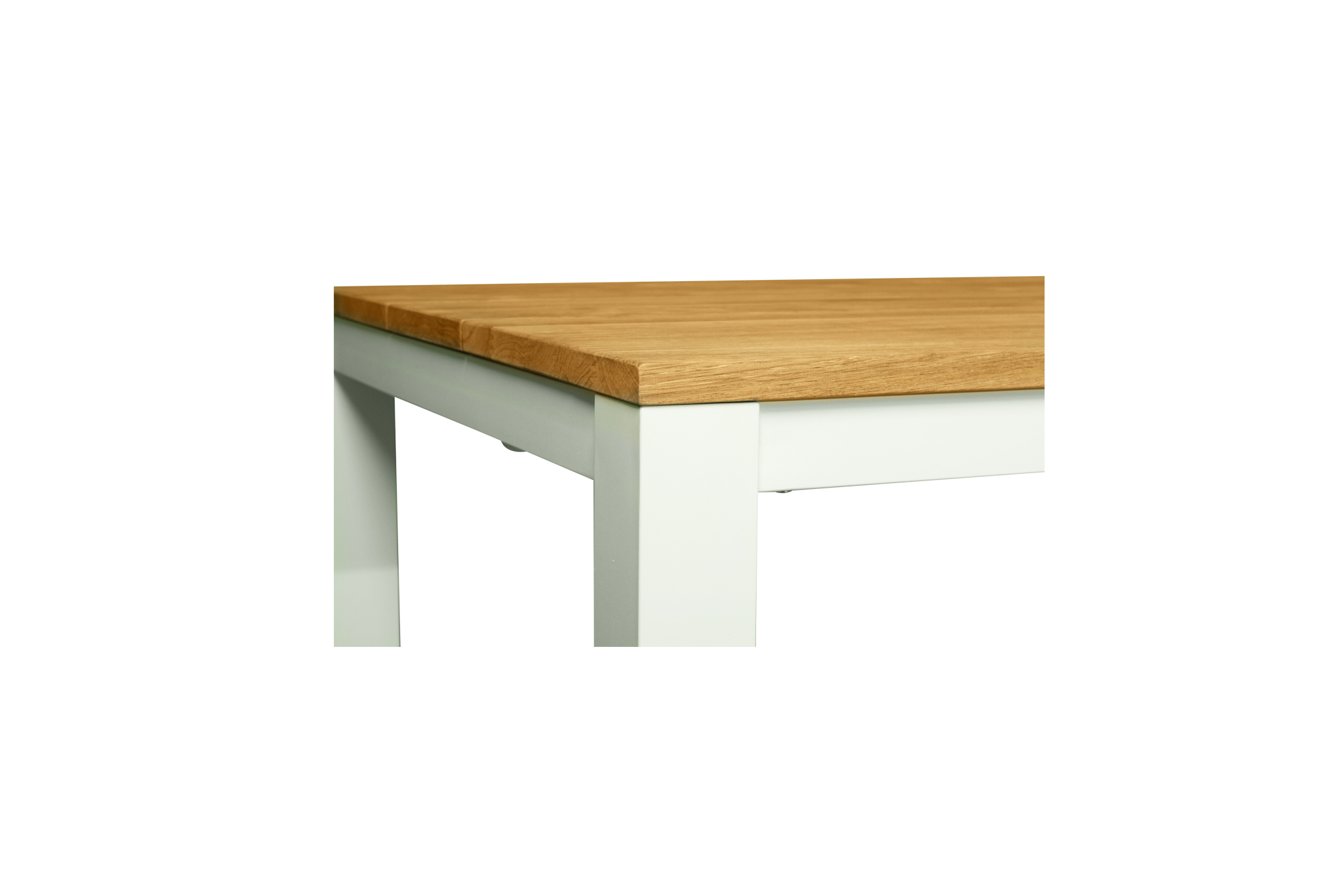 Carmel Outdoor Extension Table 3.1m - Pearl White Powder Coated Legs - Image 11
