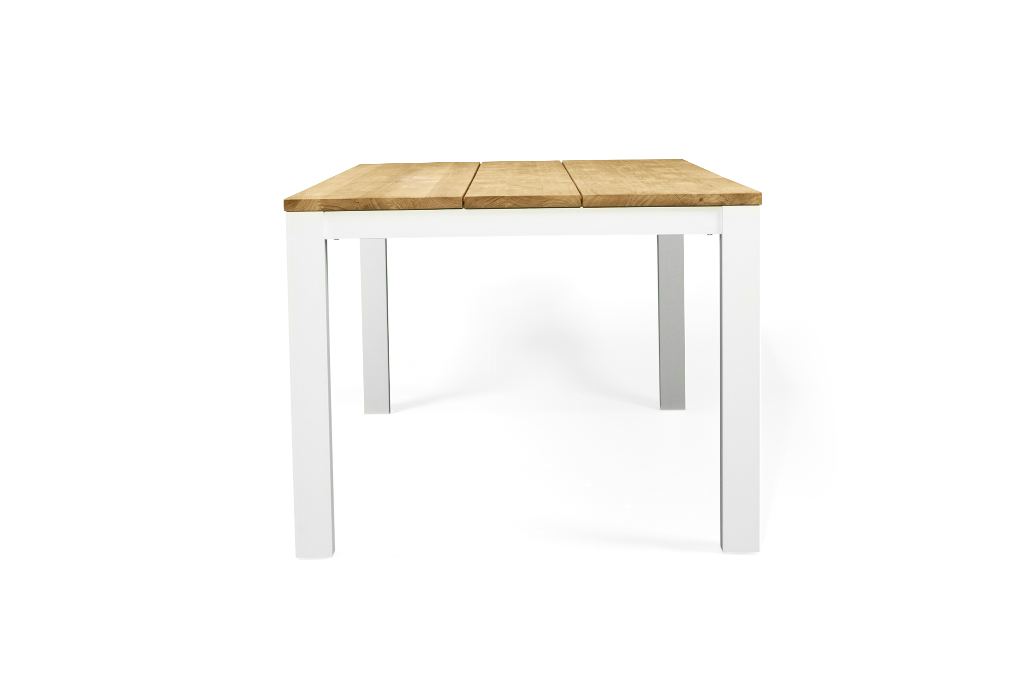 Carmel Outdoor Extension Table 3.1m - Pearl White Powder Coated Legs - Image 3