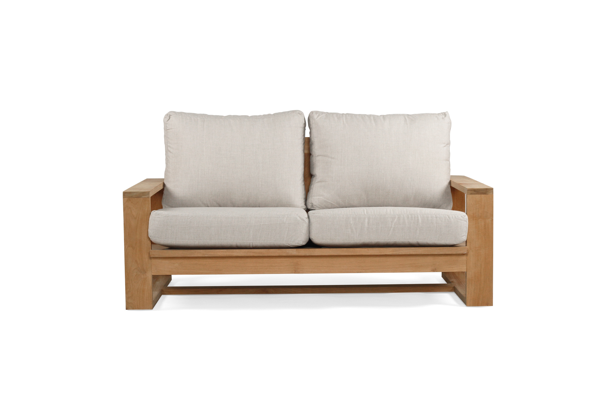 Double Island Outdoor Sofa - 2 Seater (Canvas Natural, Cast Slate or Cast Silver Upholstery) - Image 15