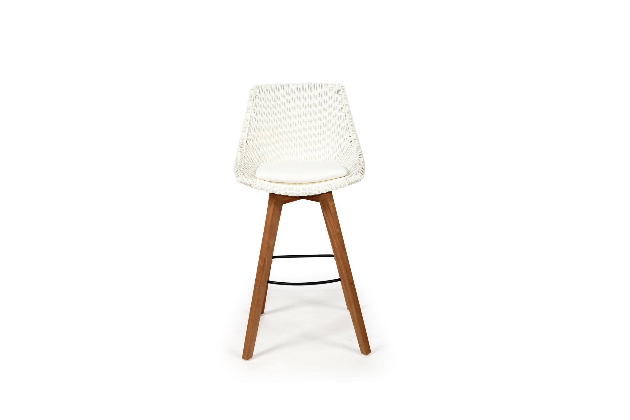Oceanic Outdoor Bar Stool - White