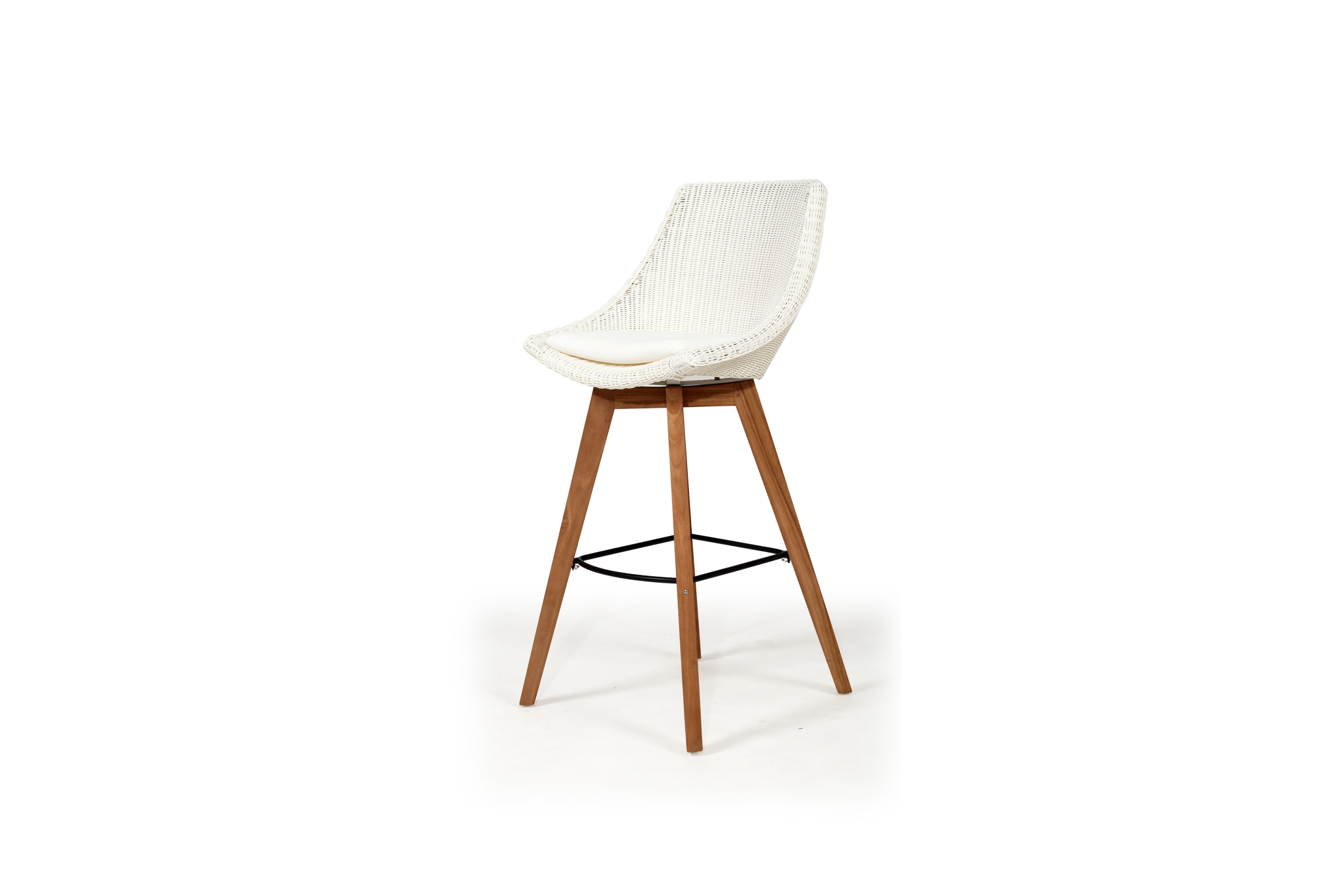 Oceanic Outdoor Bar Stool - White - Image 3