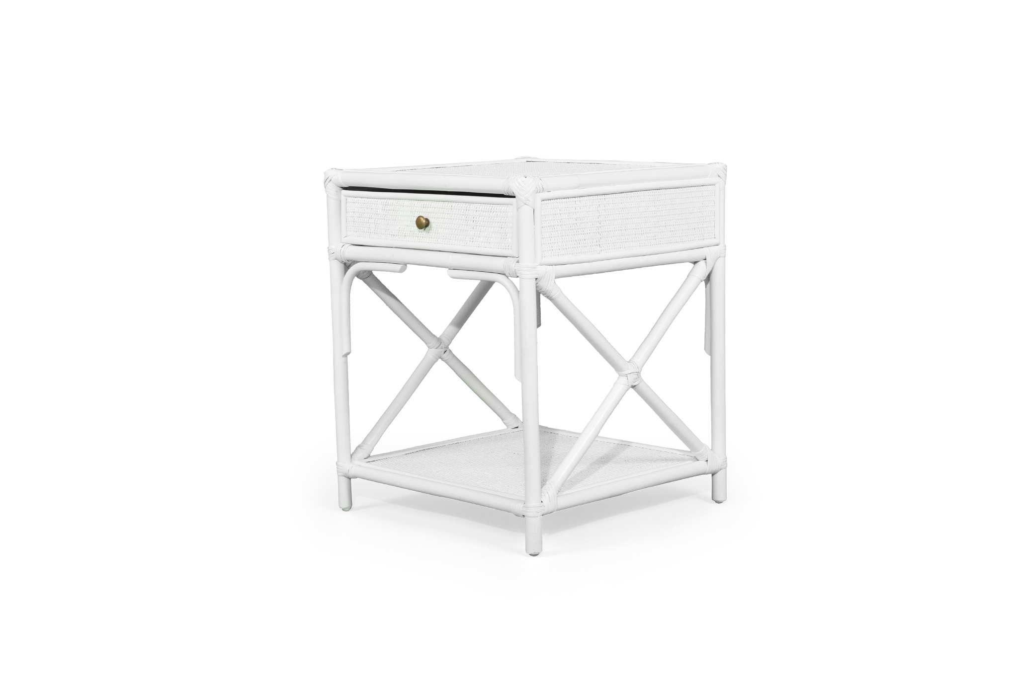 Belize Bedside Table - White - Image 3