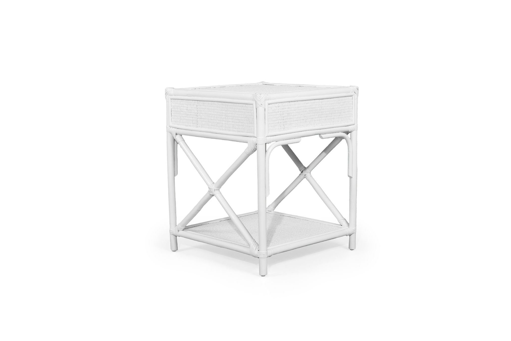 Belize Bedside Table - White - Image 4
