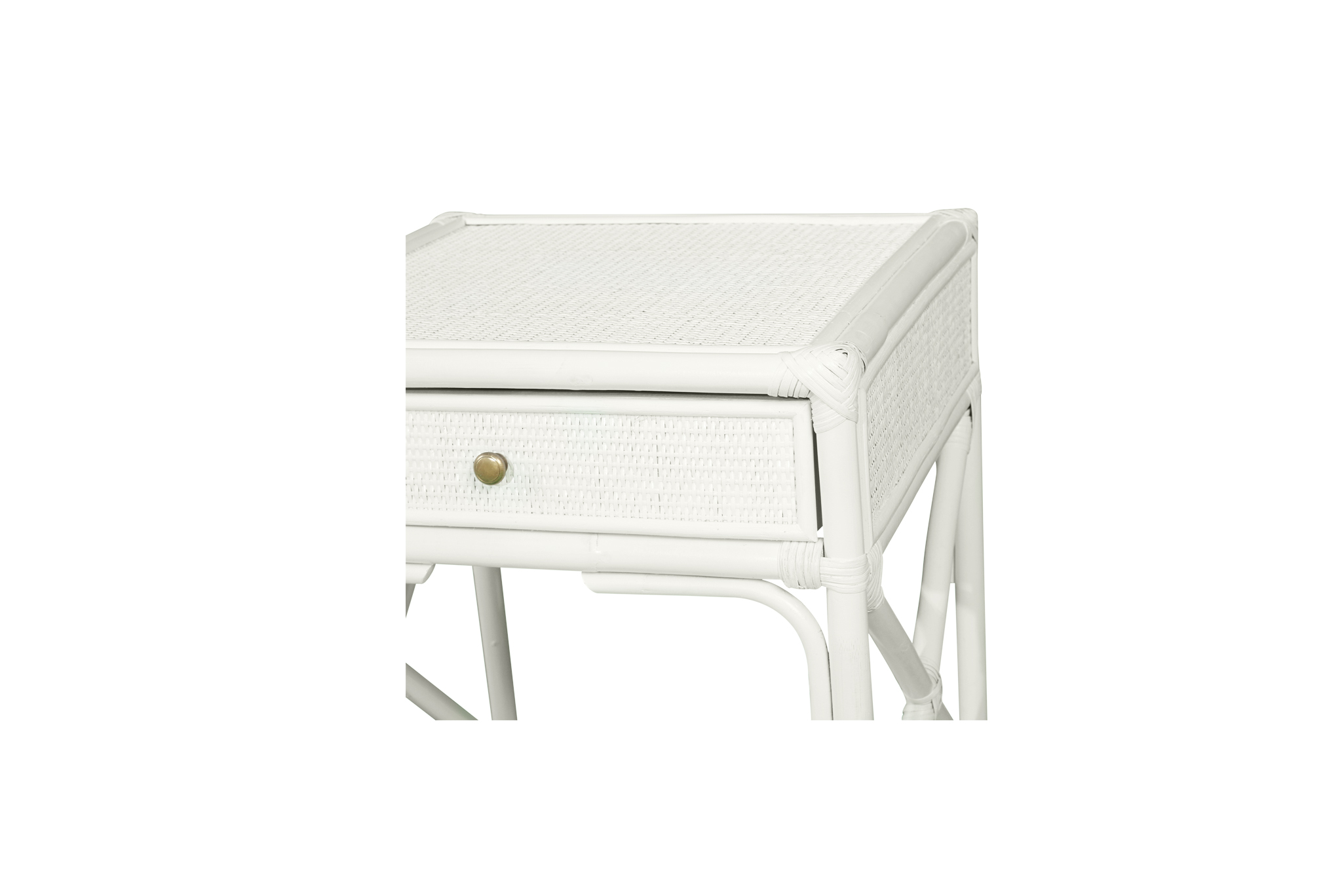 Belize Bedside Table - White - Image 6