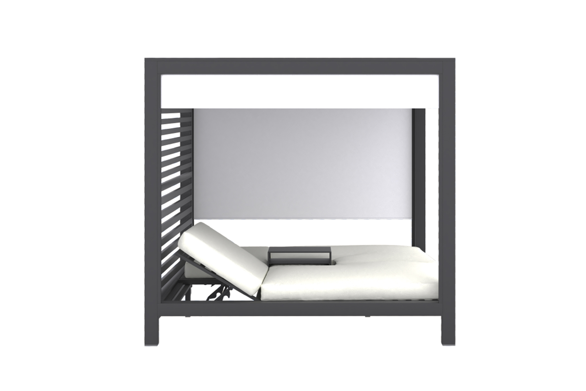 Santorini Double Daybed Villa - Asteroid Black (Charcoal) - Image 2