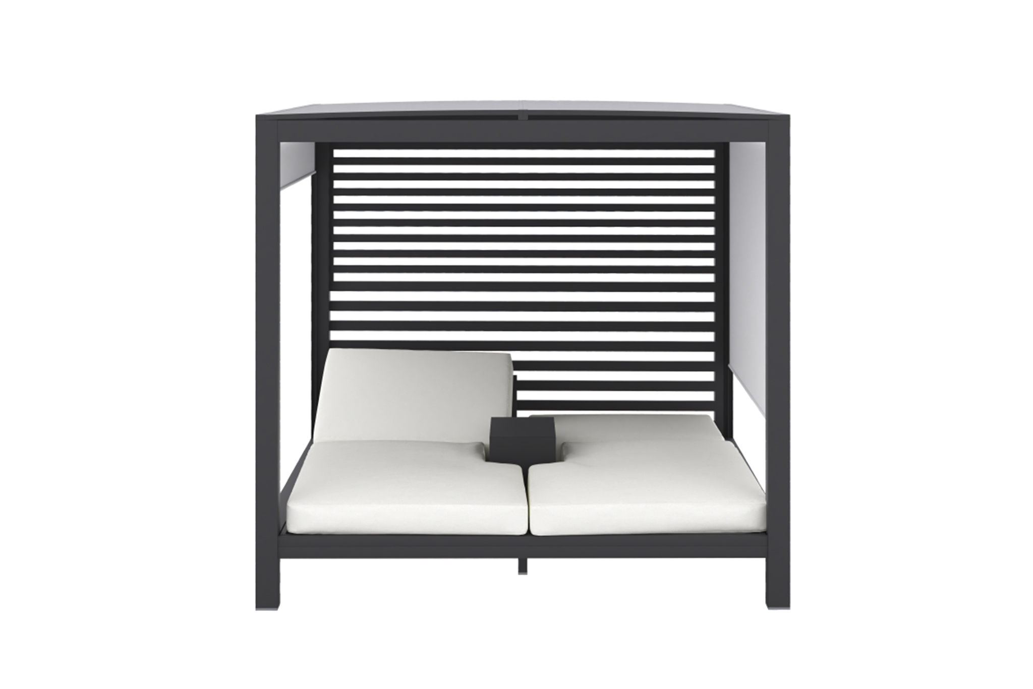 Santorini Double Daybed Villa - Asteroid Black (Charcoal) - Image 3