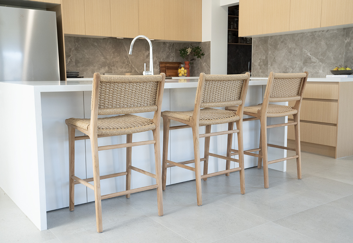 Zen Counter Stool - Sand (Close Weave) - Image 11