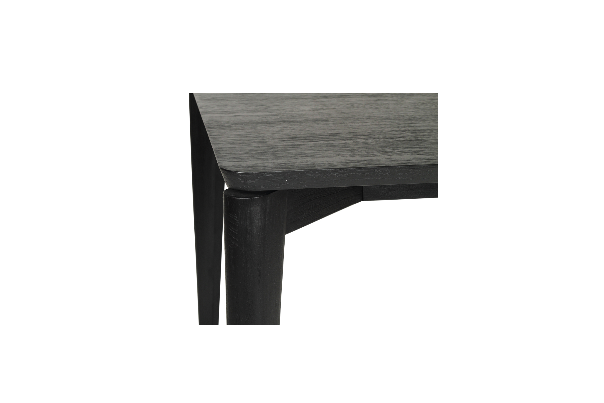 Jude Dining Table - 90cm Black - Image 6