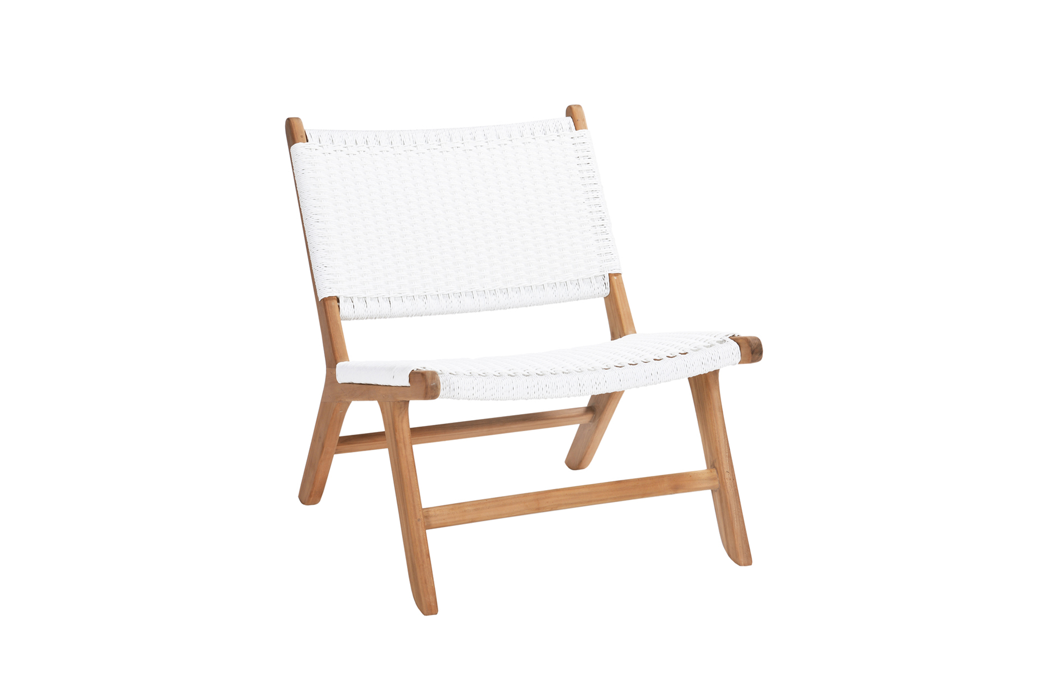 Zen Accent Chair - White (Close Weave)