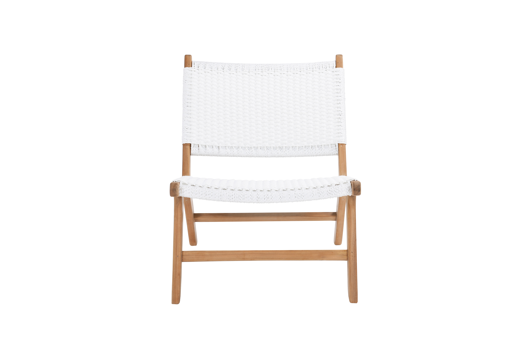 Zen Accent Chair - White (Close Weave) - Image 3