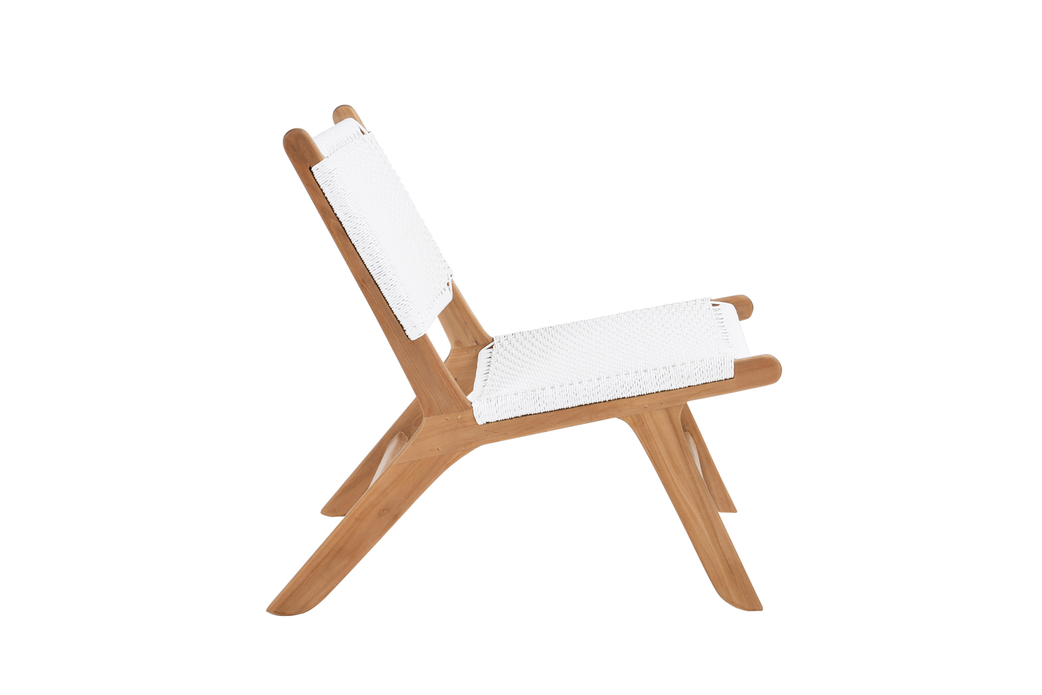 Zen Accent Chair - White (Close Weave) - Image 4