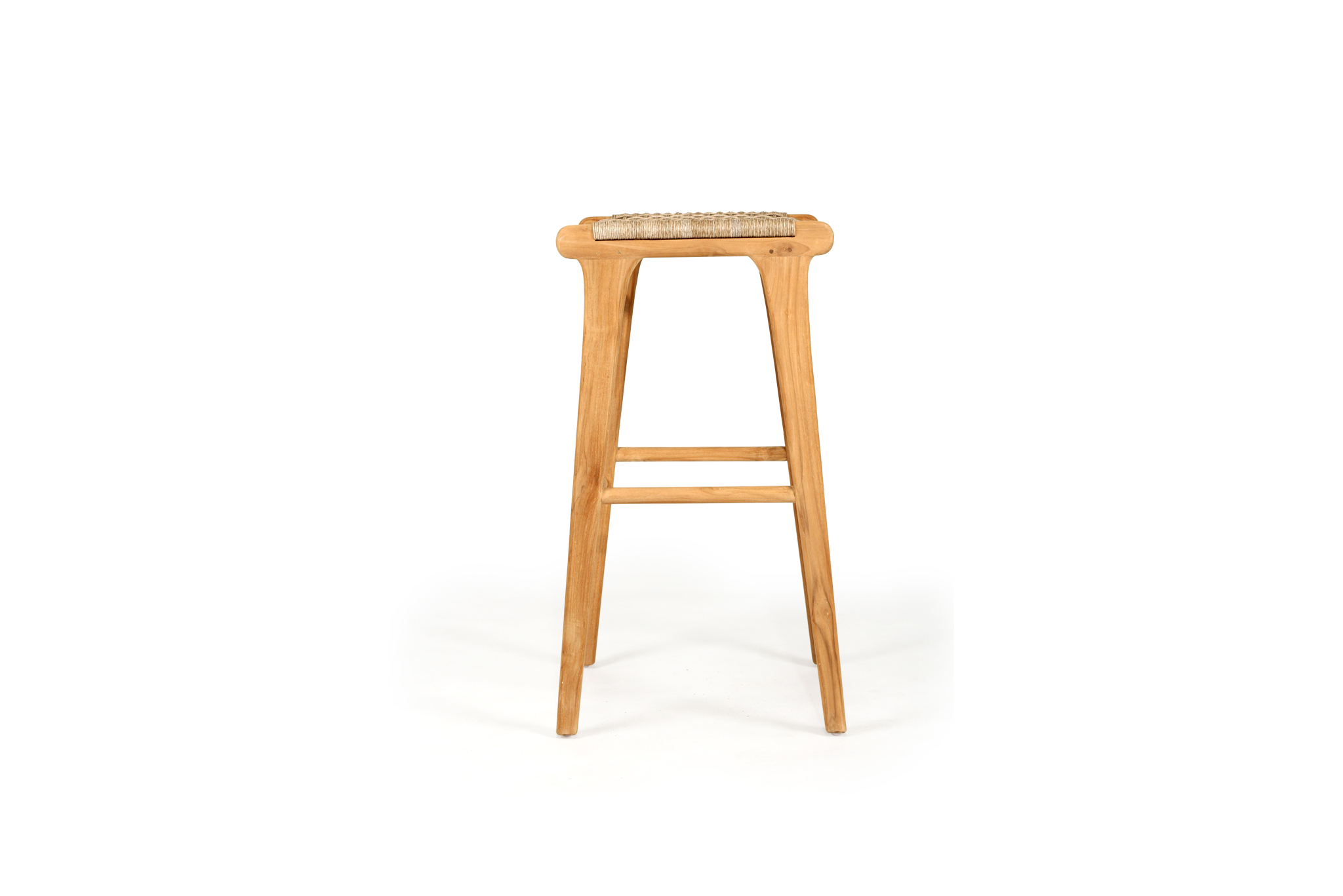 Zen Backless Bar Stool - Washed Grey - Image 3