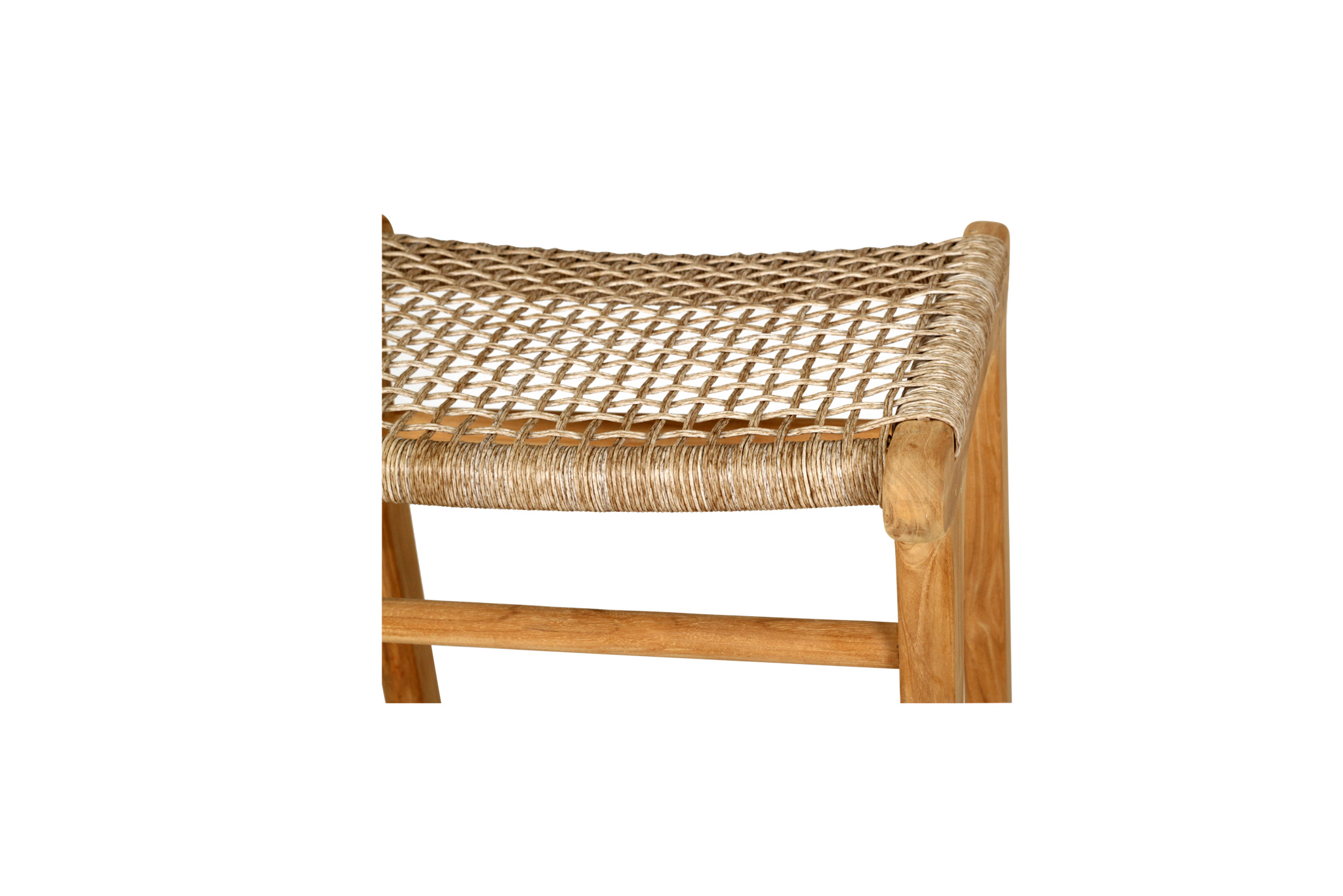 Zen Backless Bar Stool - Washed Grey - Image 6