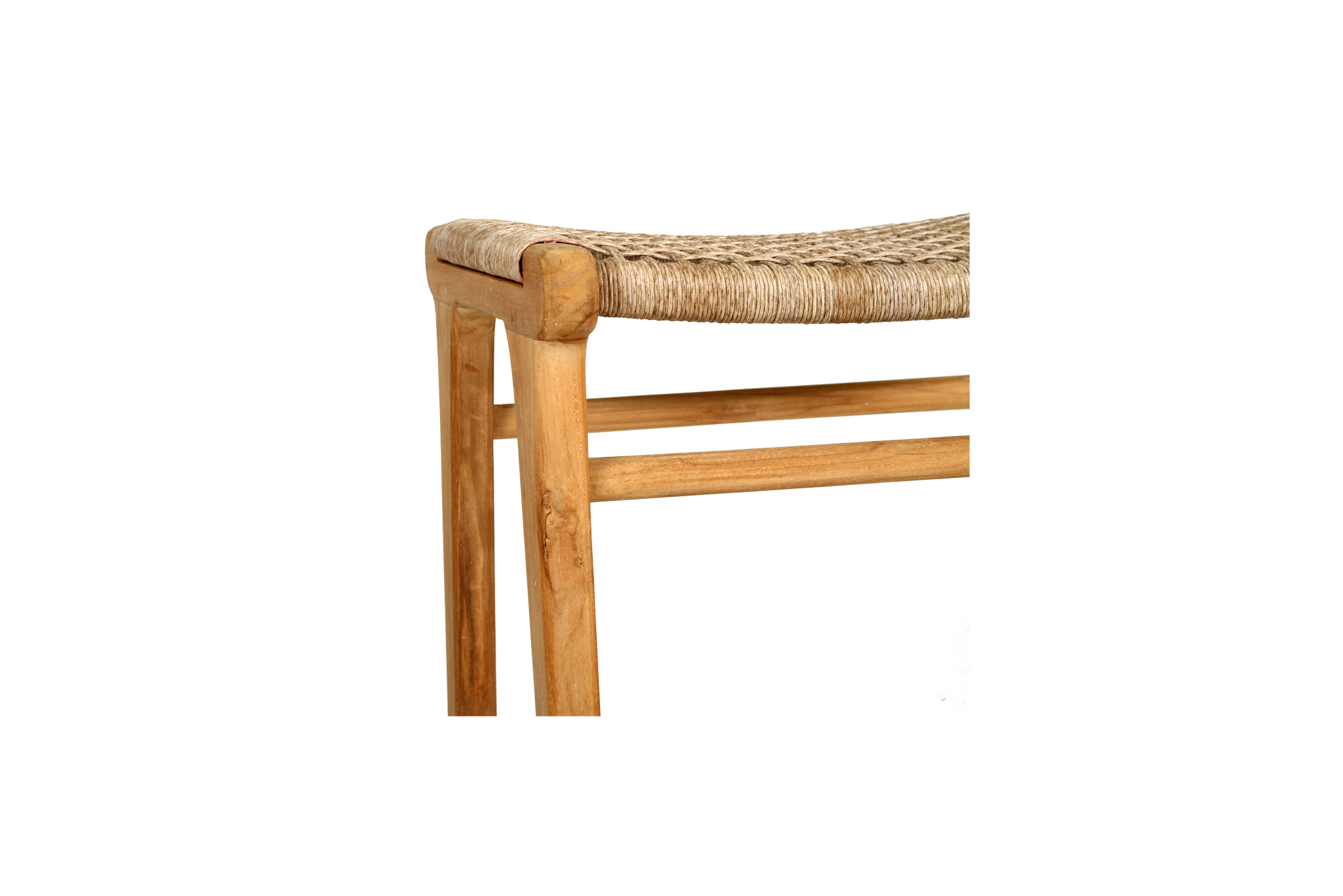 Zen Backless Bar Stool - Washed Grey - Image 7