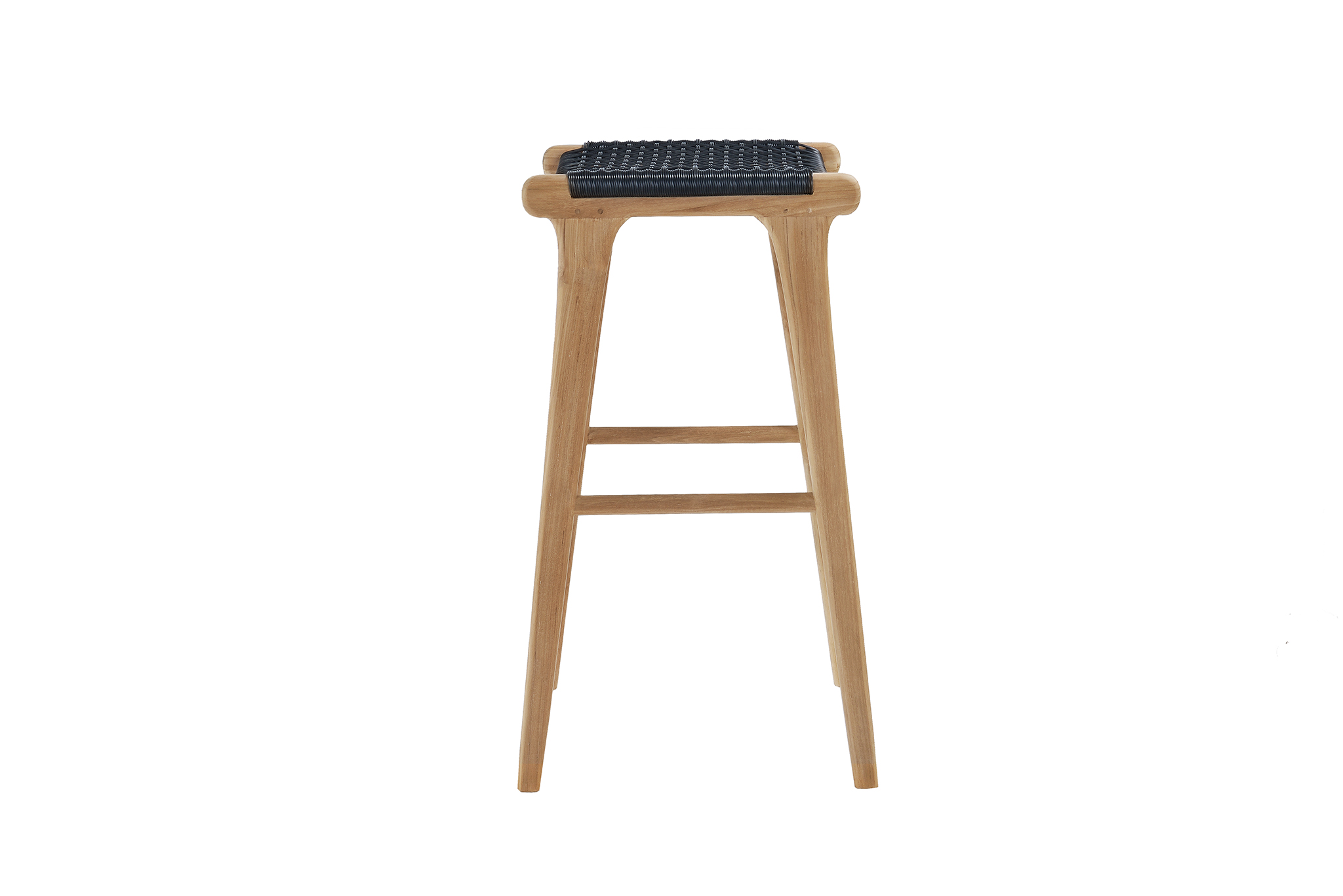 Zen Backless Bar Stool - Black - Image 3