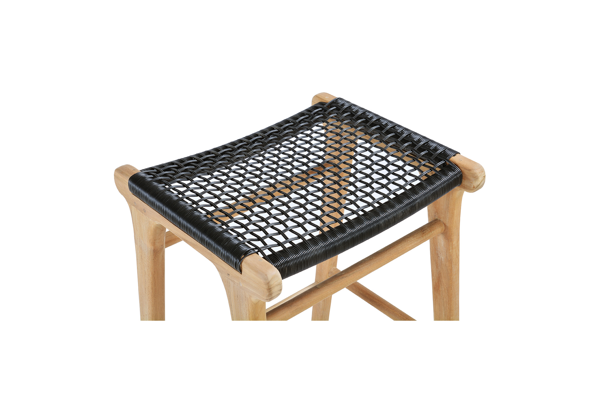 Zen Backless Bar Stool - Black - Image 4