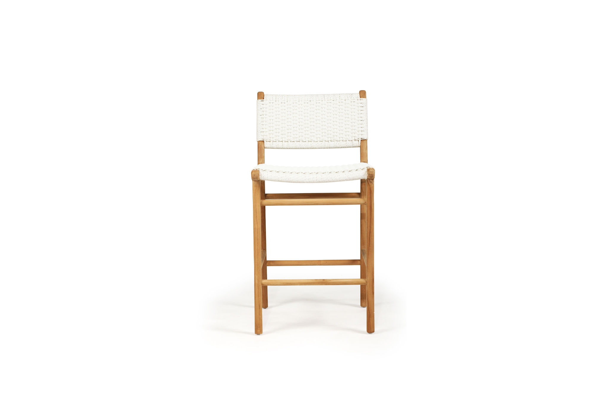 Zen Counter Stool - White (Close Weave)
