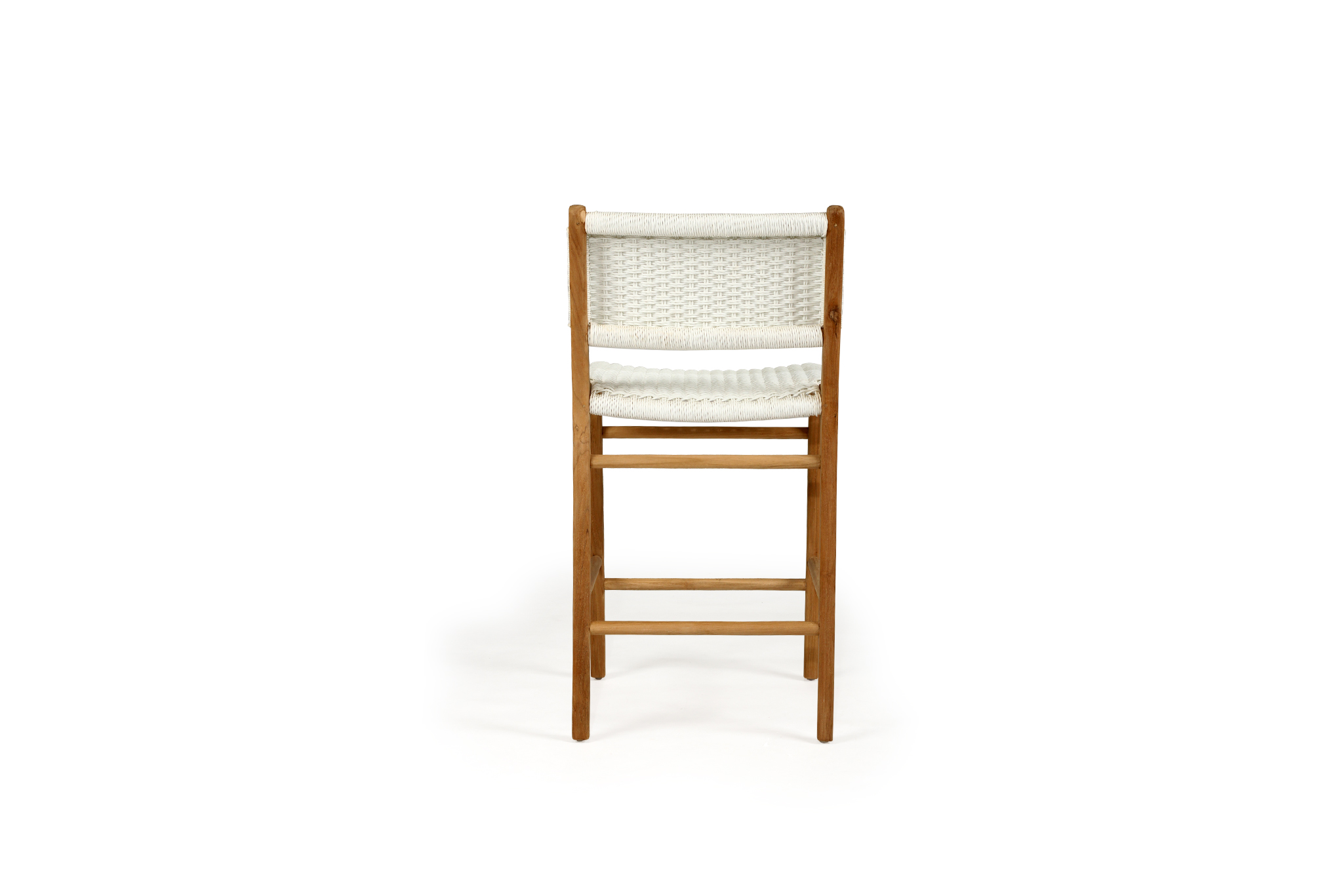 Zen Counter Stool - White (Close Weave) - Image 6