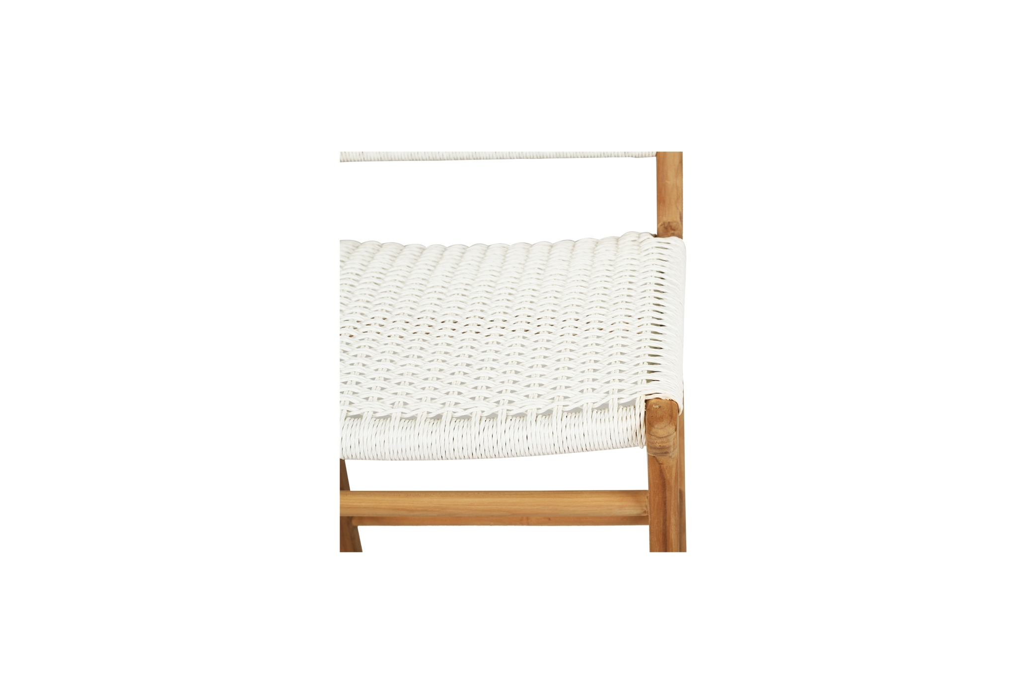 Zen Counter Stool - White (Close Weave) - Image 7