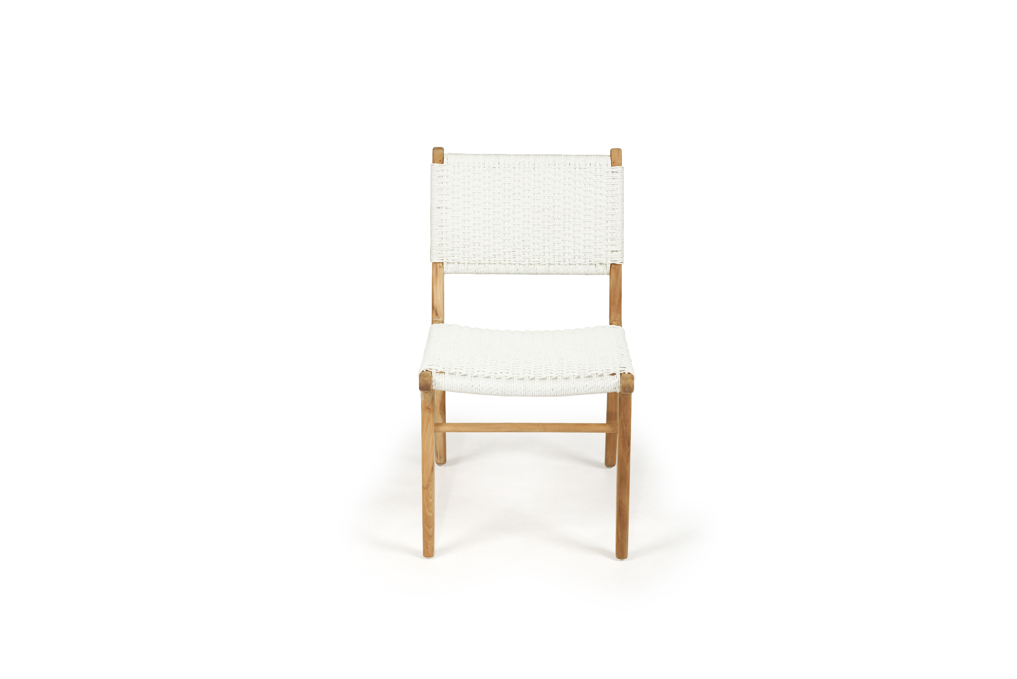 Zen Dining Chair - White (Close Weave) - Image 7