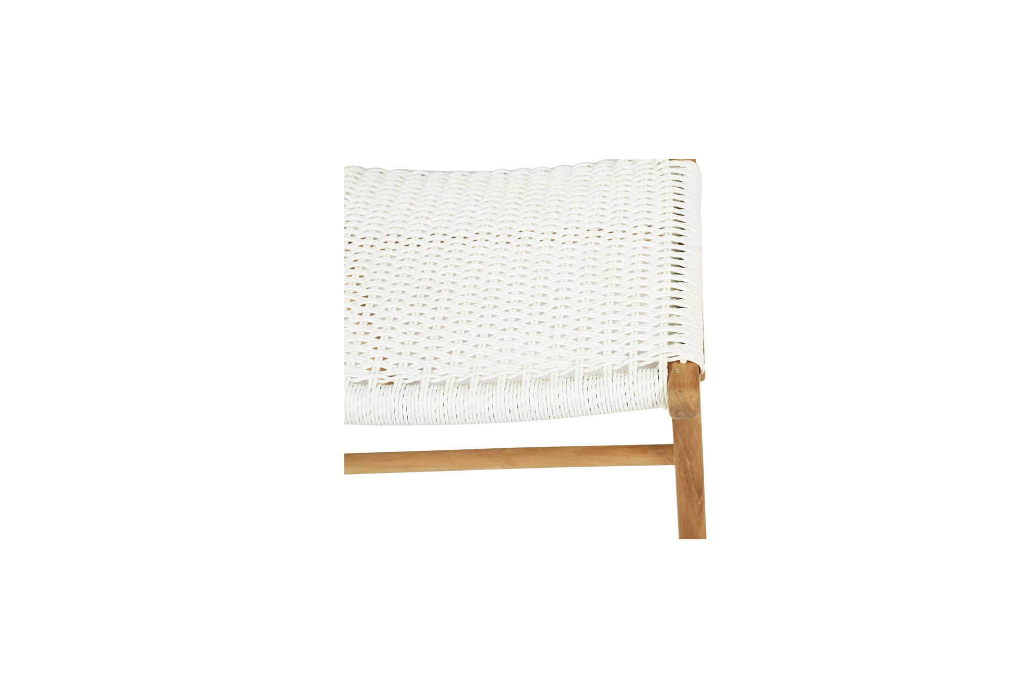 Zen Dining Chair - White (Close Weave) - Image 8