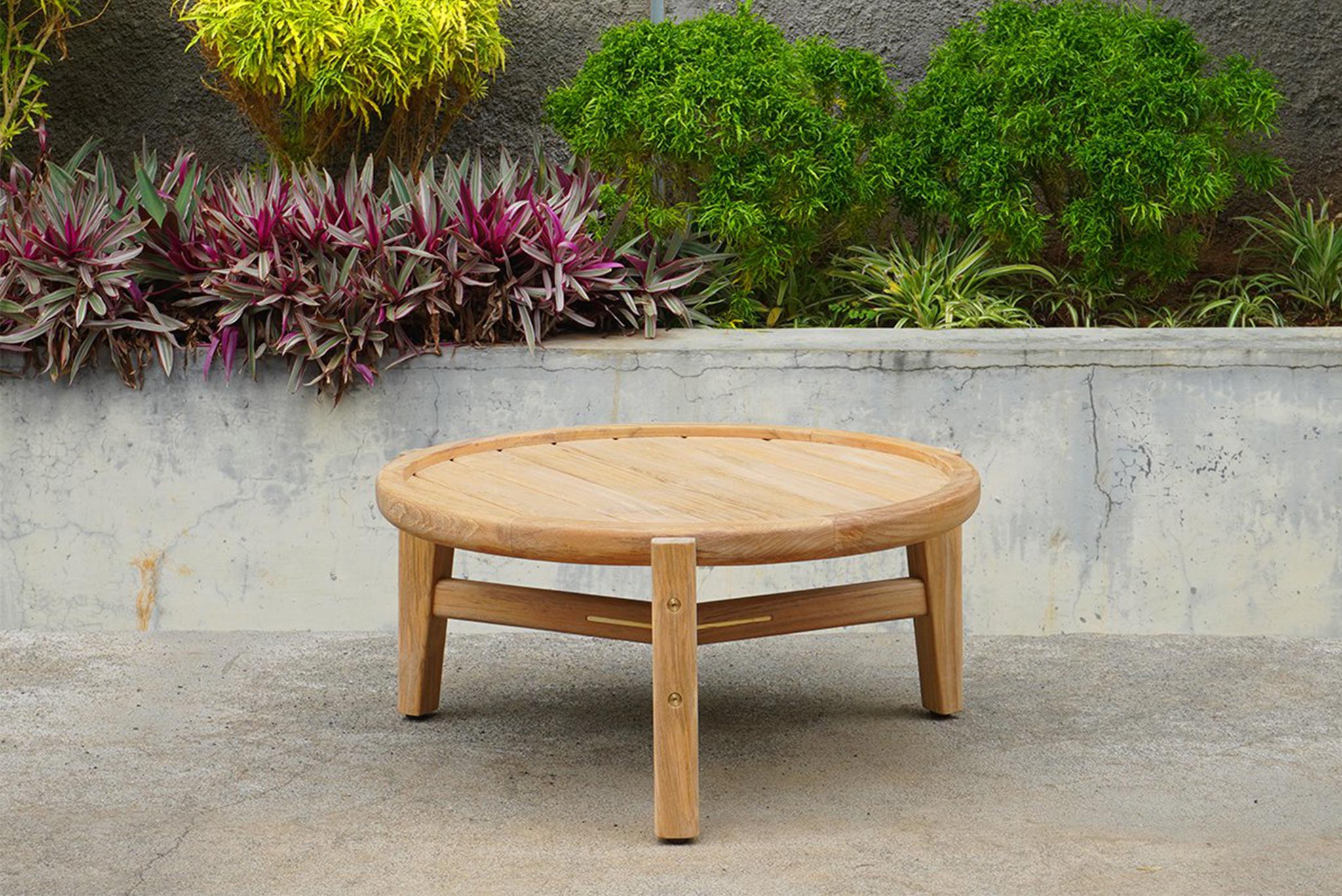 Kingscliff Outdoor Round Coffee Table - Low - 60cm - Image 7