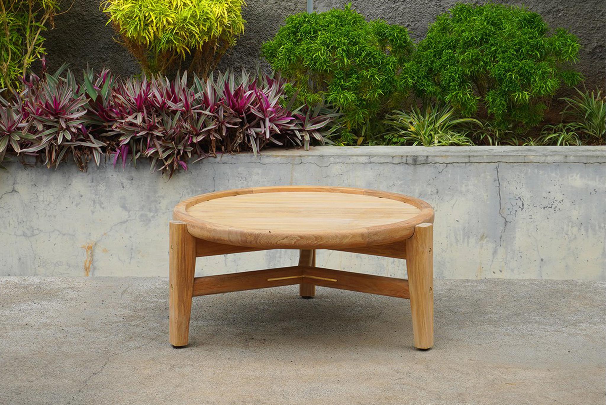 Kingscliff Outdoor Round Coffee Table - Low - 60cm - Image 8