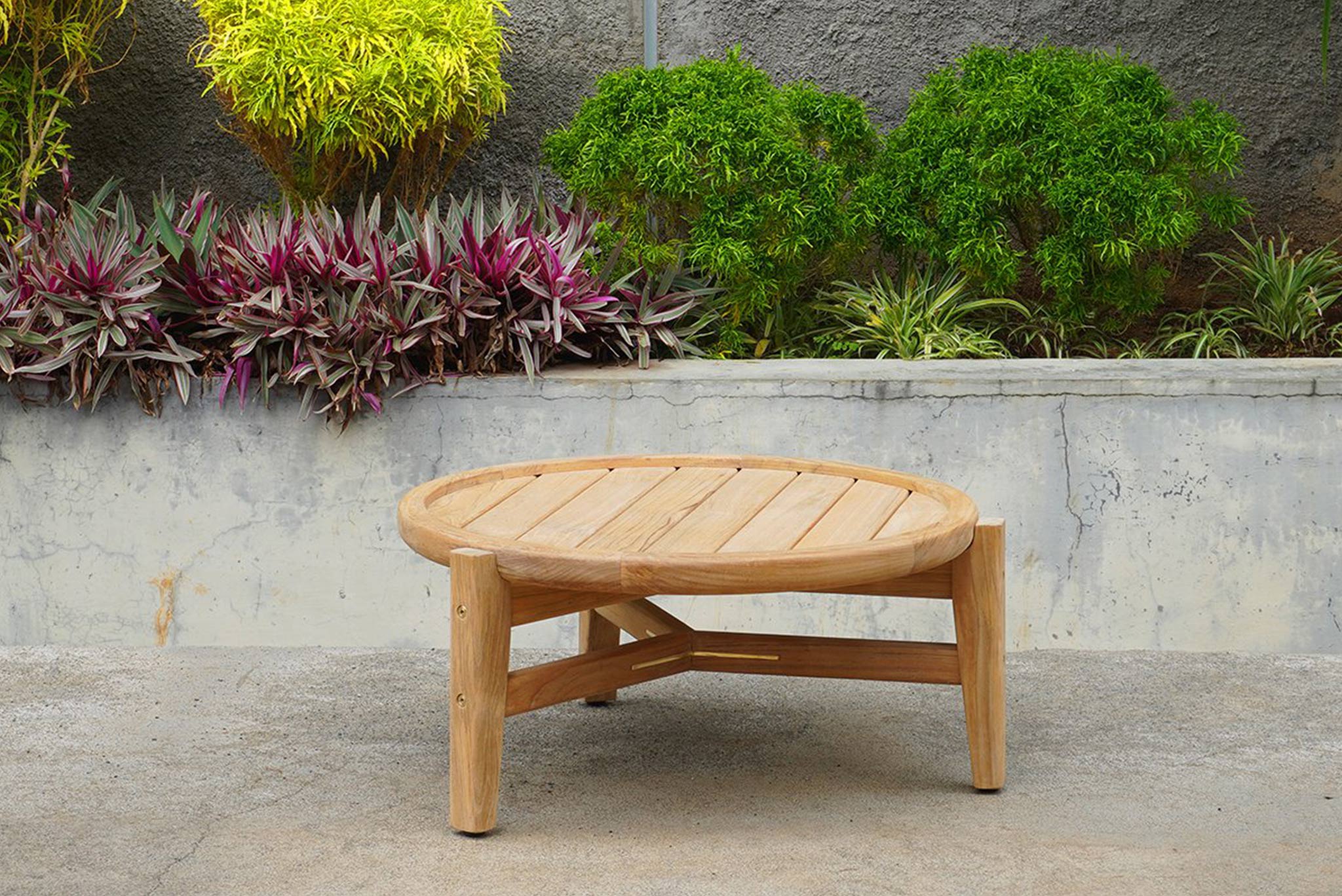 Kingscliff Outdoor Round Coffee Table - Low - 60cm - Image 9