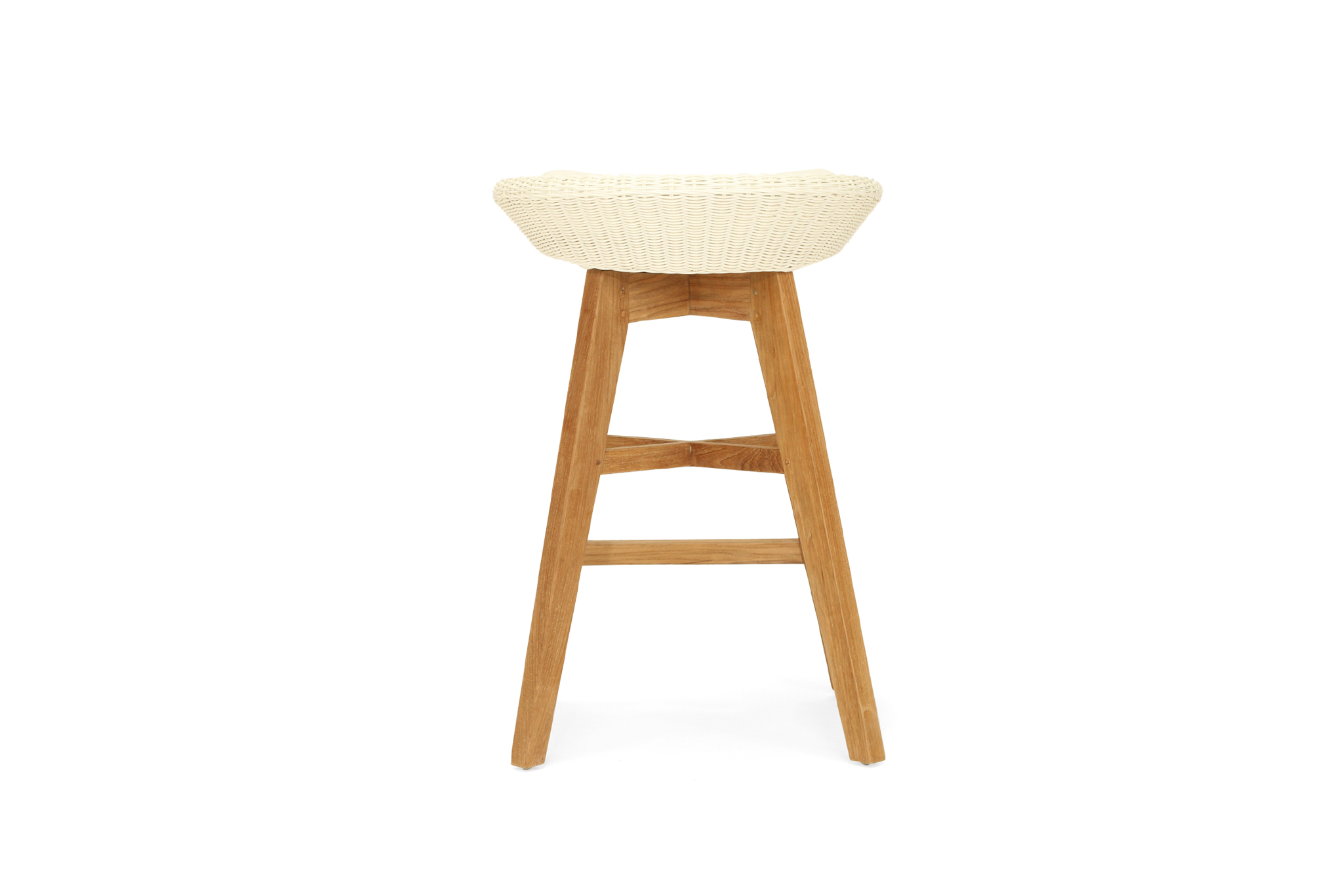 Oceanic Outdoor Backless Counter Stool - White - Image 6