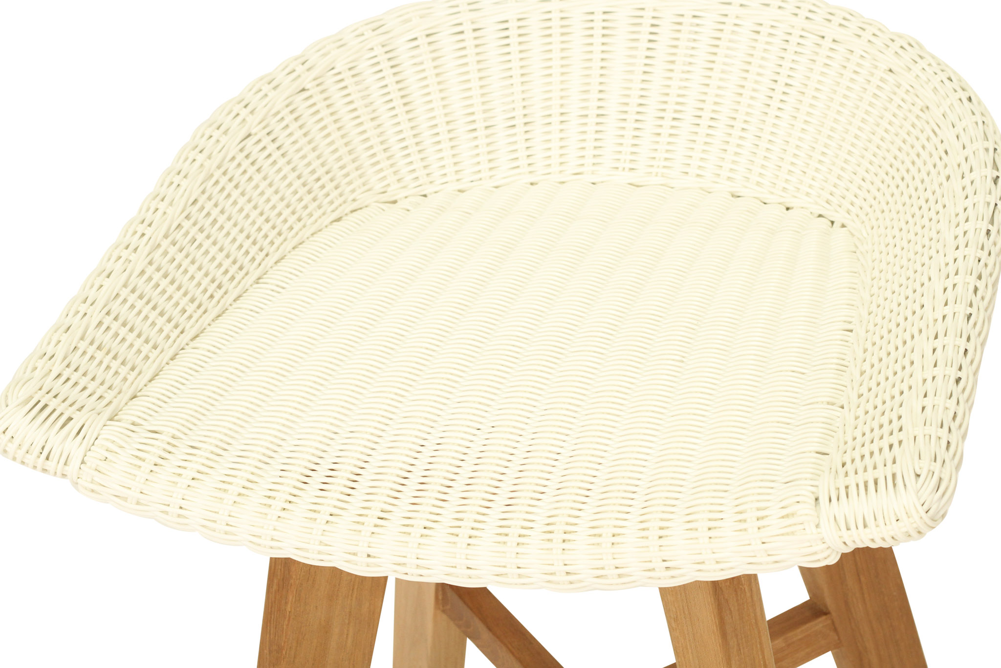 Oceanic Outdoor Backless Counter Stool - White - Image 9