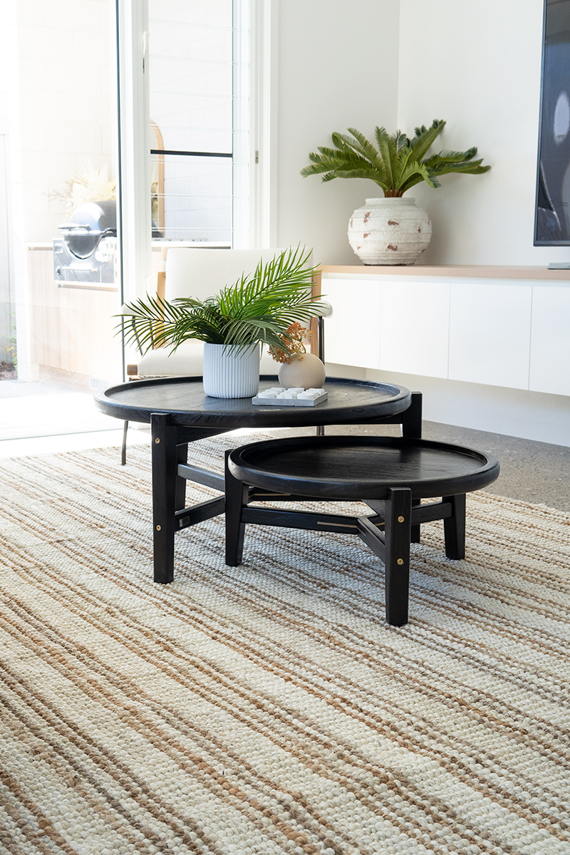 Ruben Coffee Table - 80cm - Black - Image 2