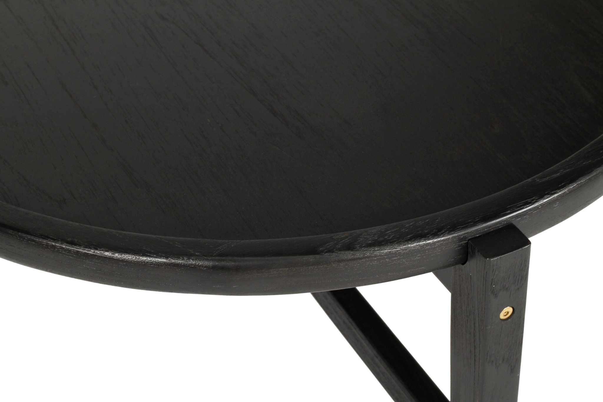 Ruben Coffee Table - 80cm - Black - Image 3