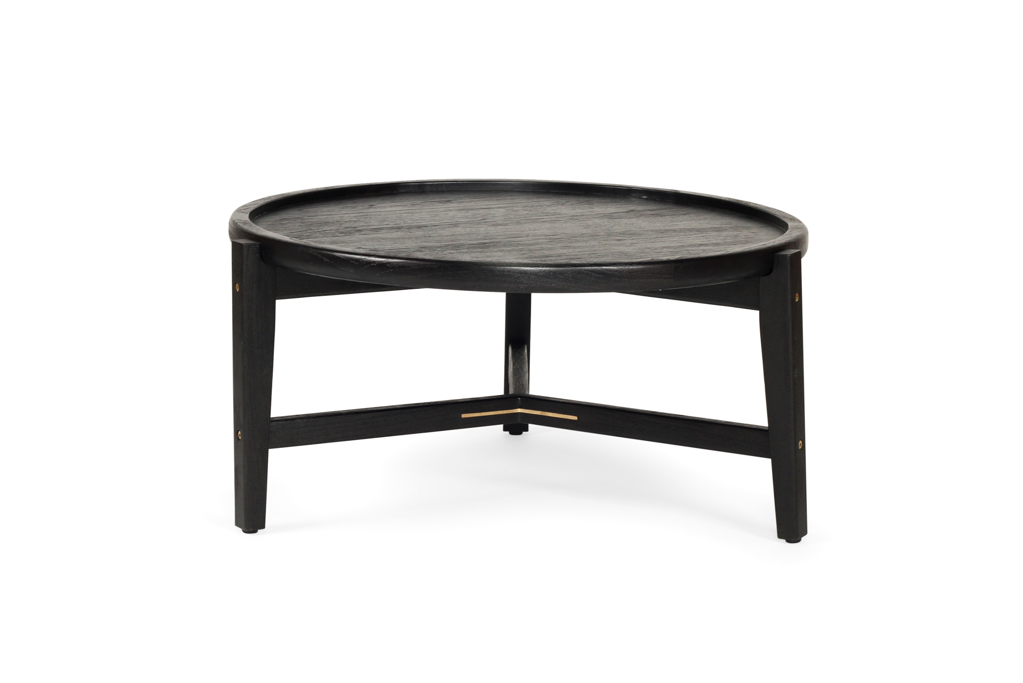 Ruben Coffee Table - 80cm - Black - Image 7