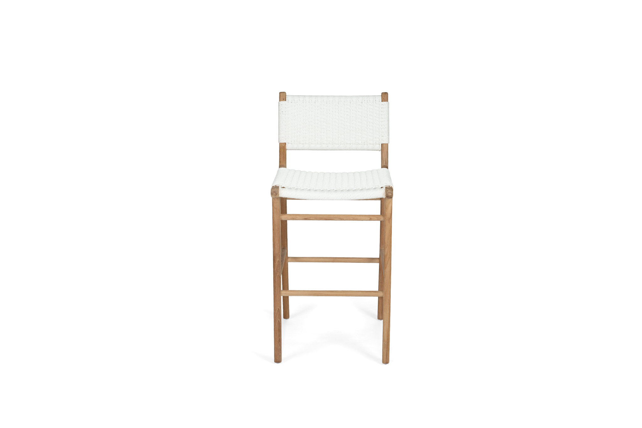 Zen Bar Stool - White (Close Weave) - Image 2