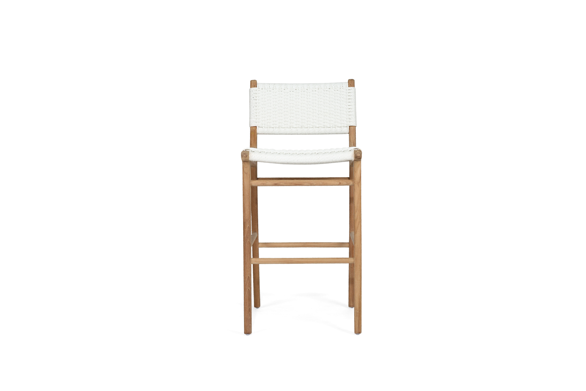 Zen Bar Stool - White (Close Weave) - Image 3