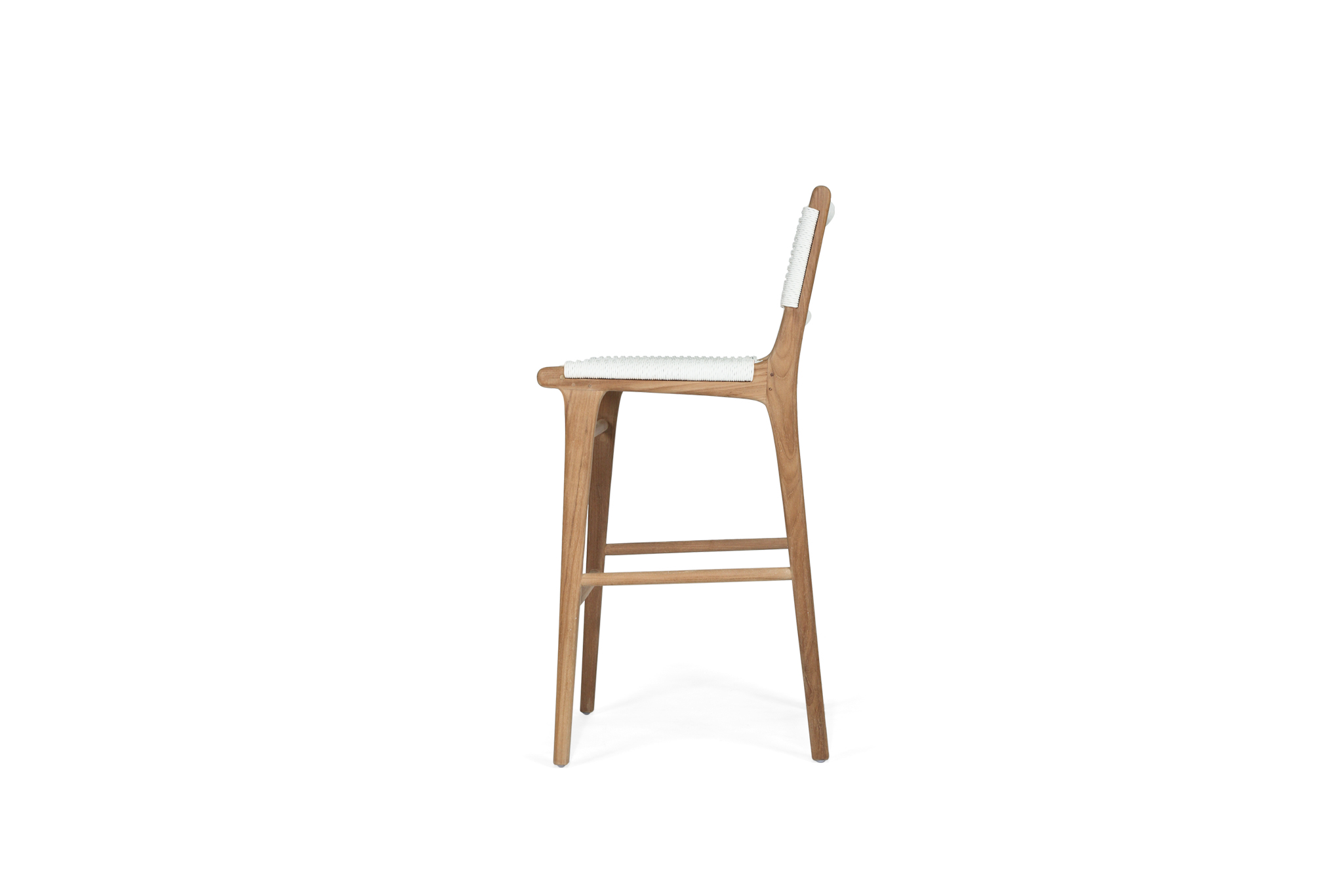 Zen Bar Stool - White (Close Weave) - Image 4