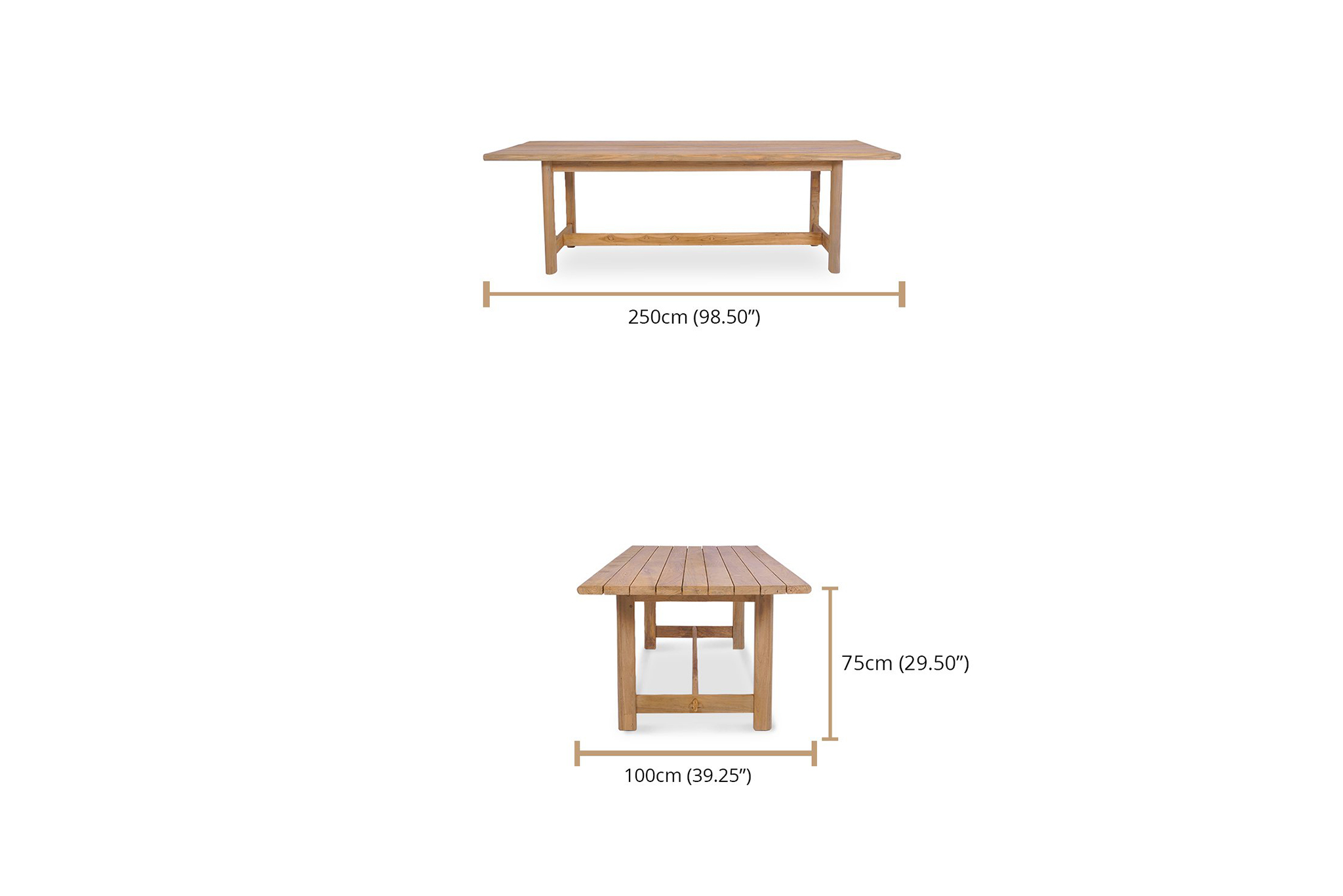 Marco Outdoor Table - 2.5m - Image 8