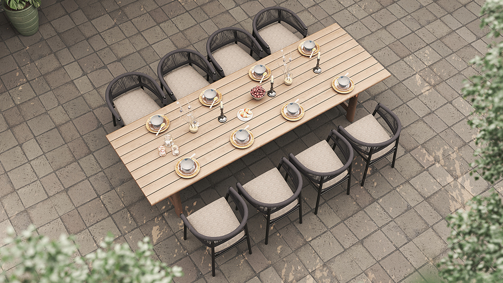 Marco Outdoor Table - 3m - Image 9
