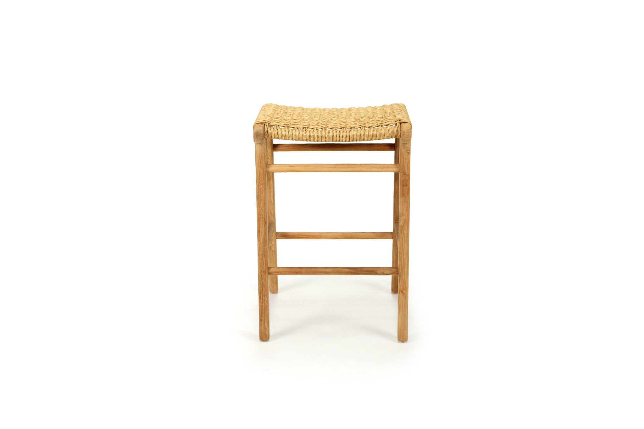 Zen Backless Counter Stool - Sand (Close Weave) - Image 7